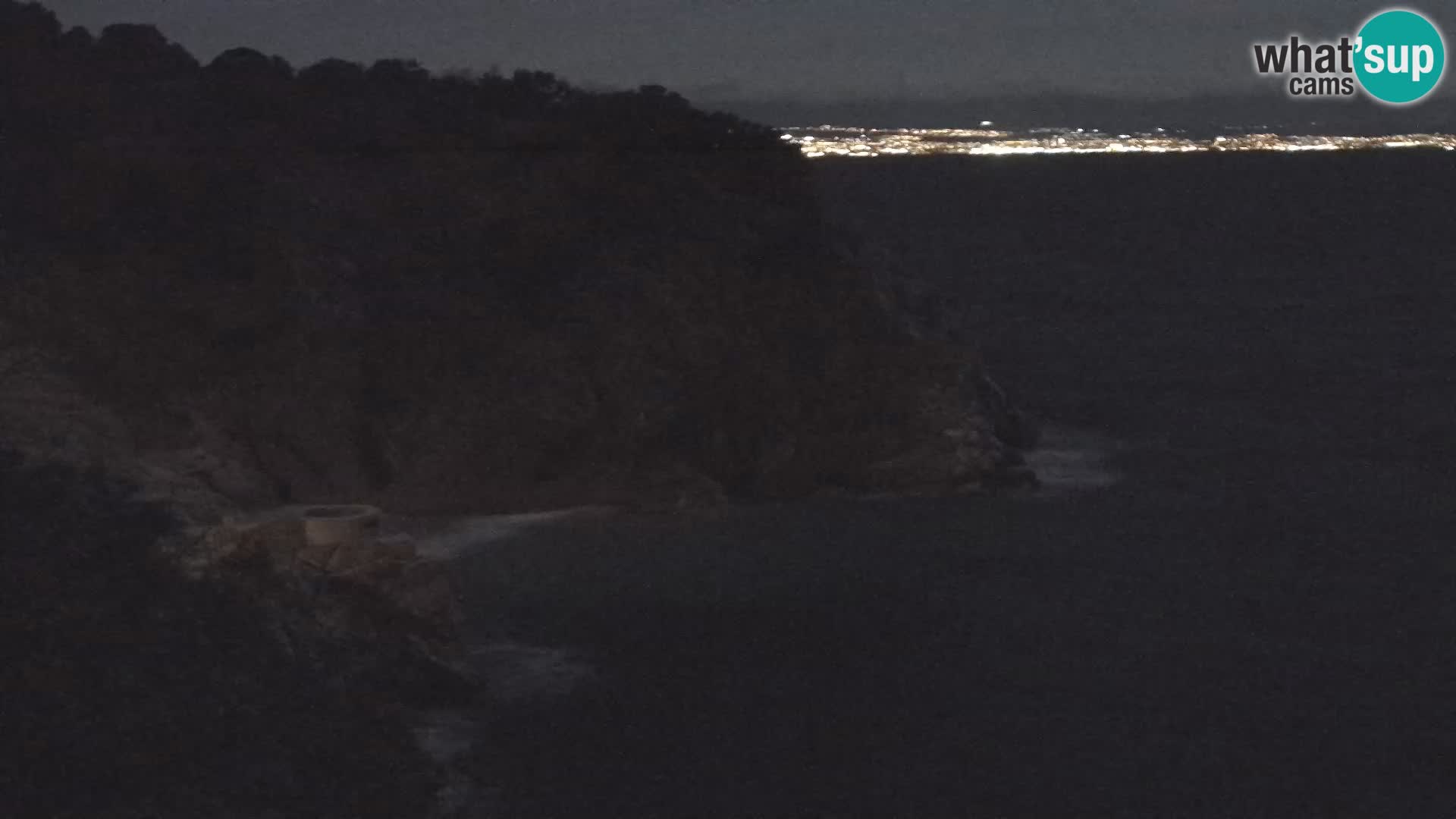 Webcam plage Brseč à Mošćenička Draga, Croatie