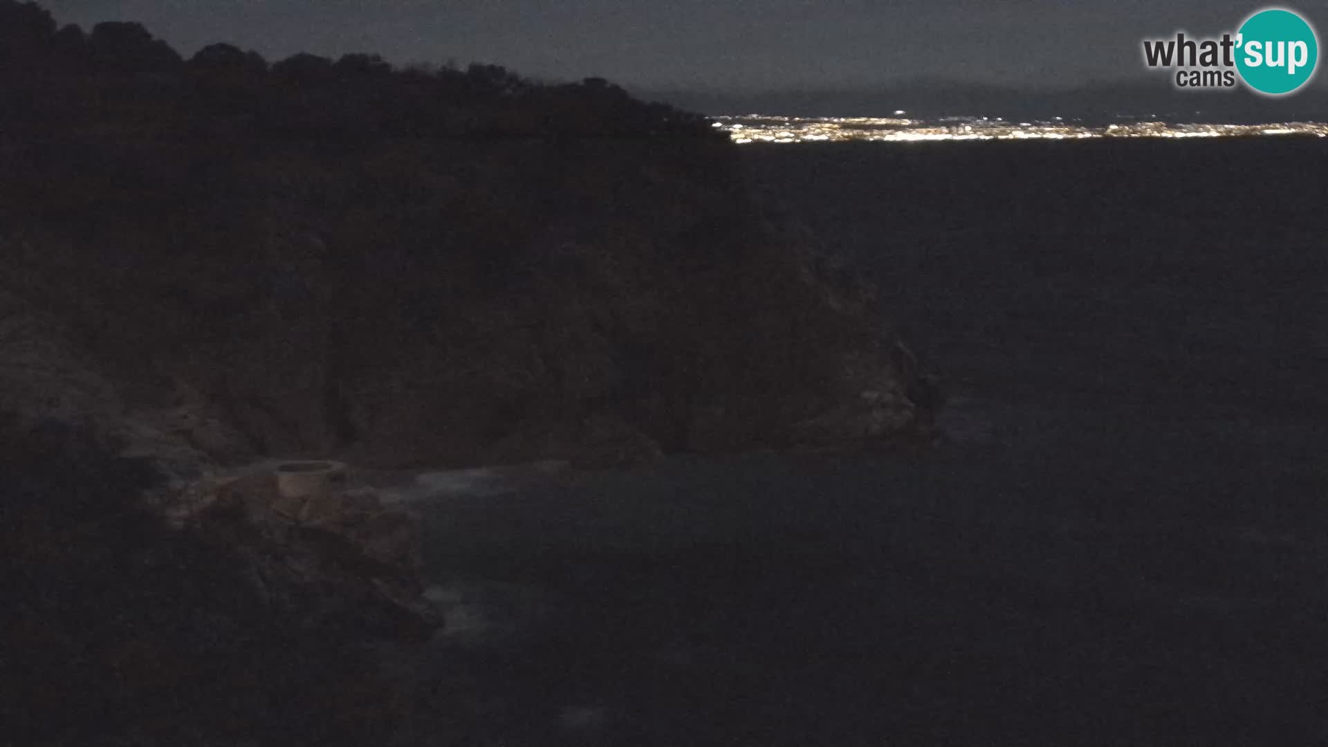 Webcam plage Brseč à Mošćenička Draga, Croatie