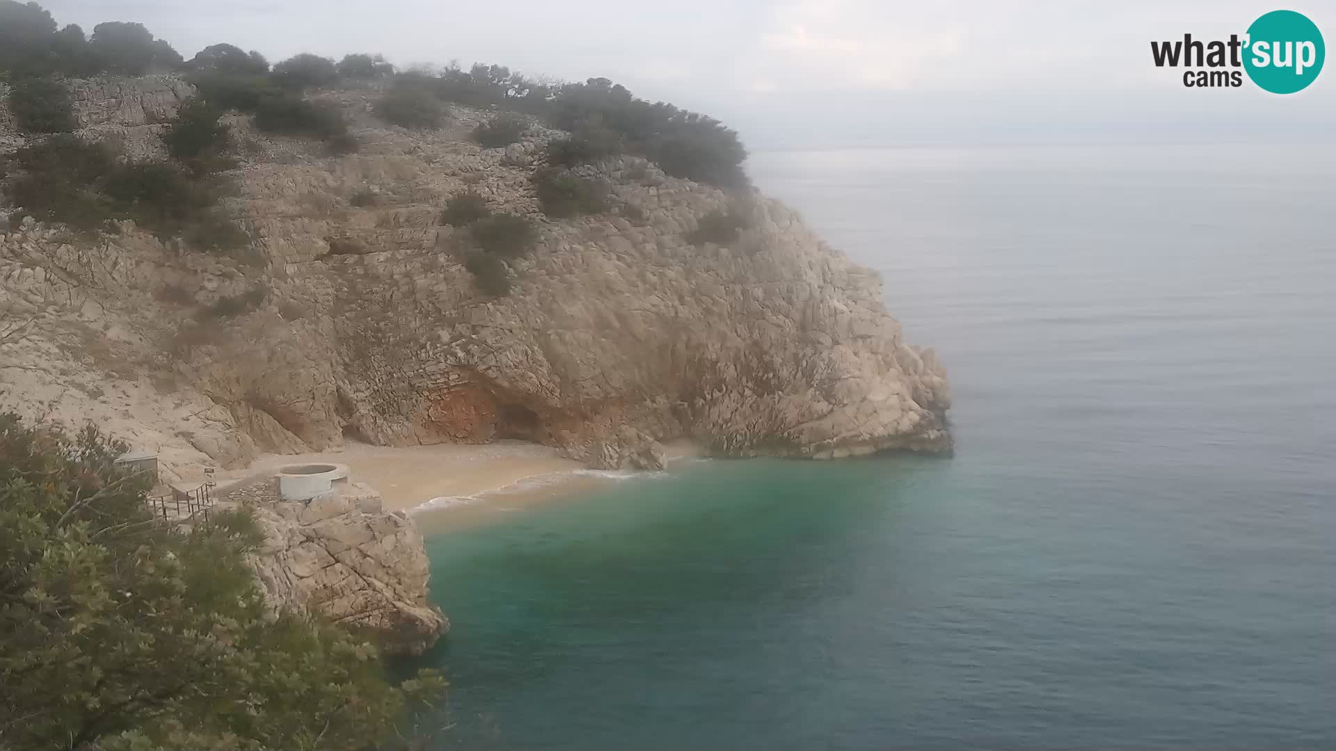 Webcam Brseč beach – Mošćenička Draga – Croatia