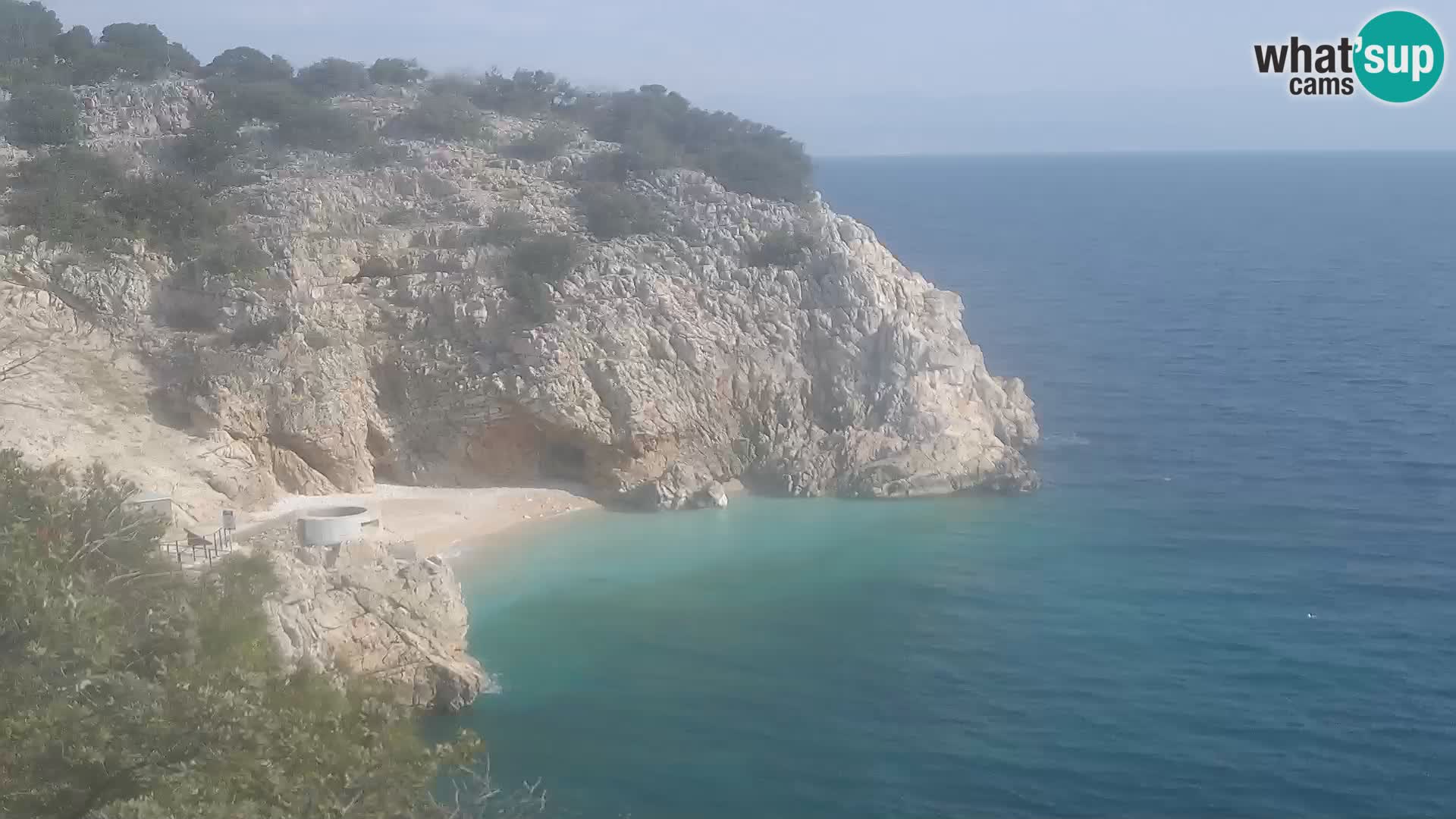 Webcam Brseč beach – Mošćenička Draga – Croatia
