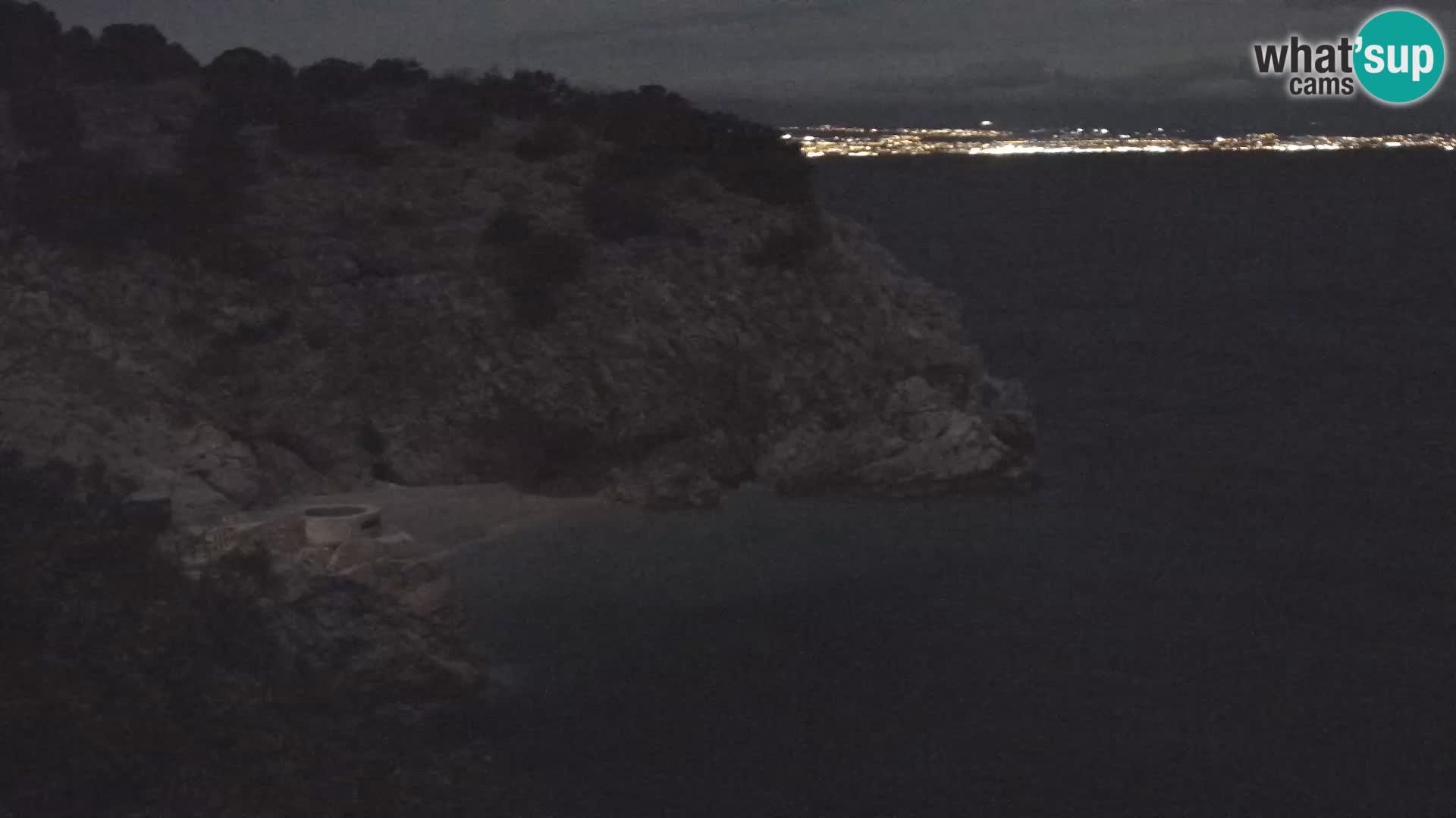 Webcam plage Brseč à Mošćenička Draga, Croatie