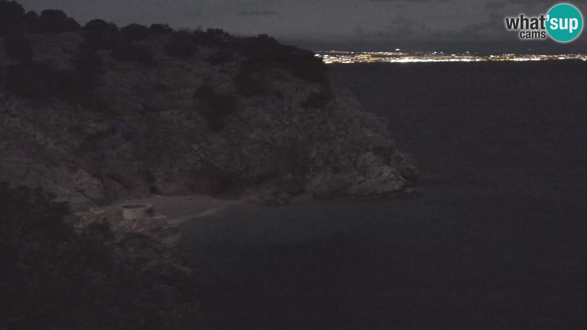 Webcam plage Brseč à Mošćenička Draga, Croatie