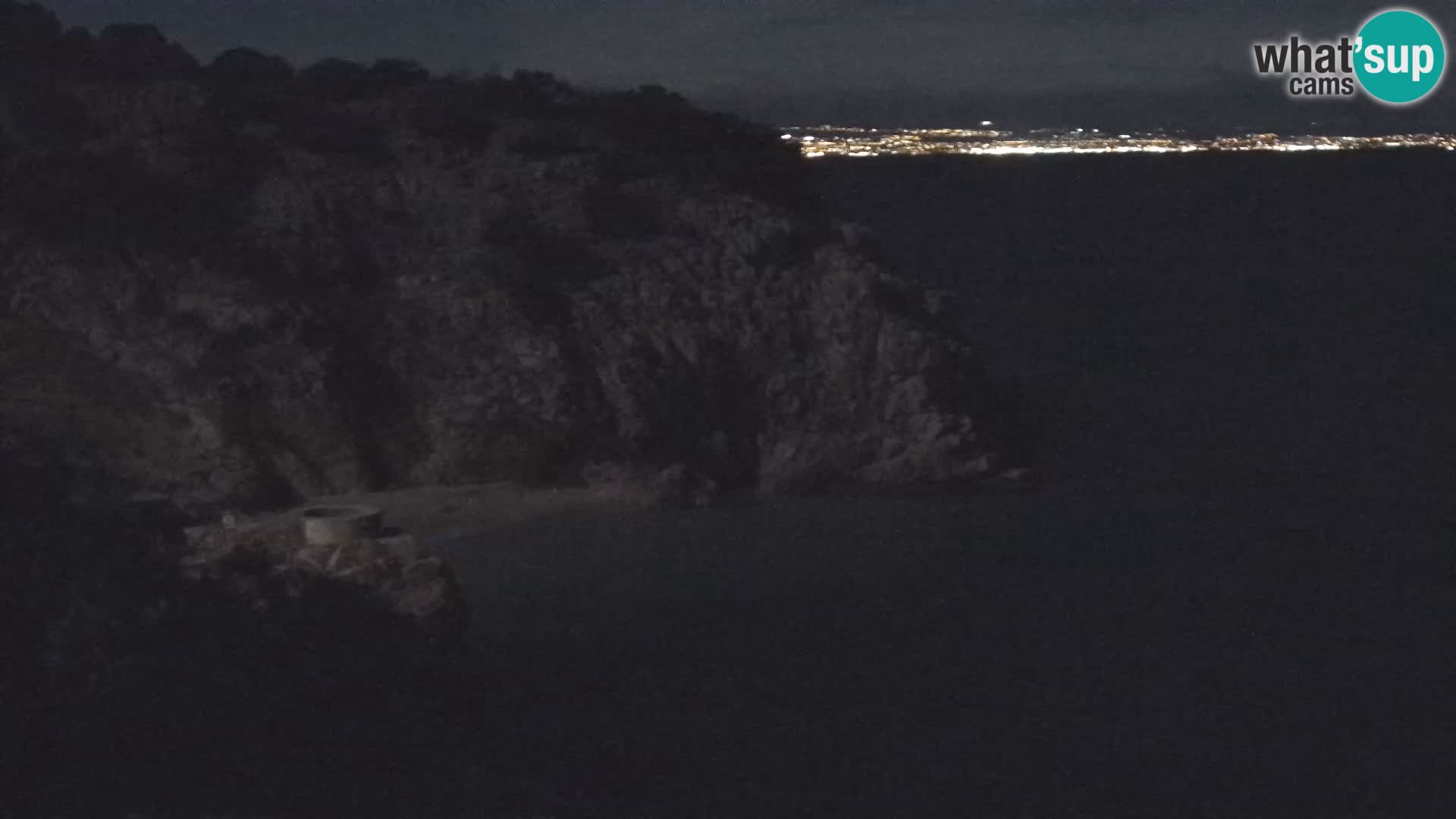 Webcam plage Brseč à Mošćenička Draga, Croatie