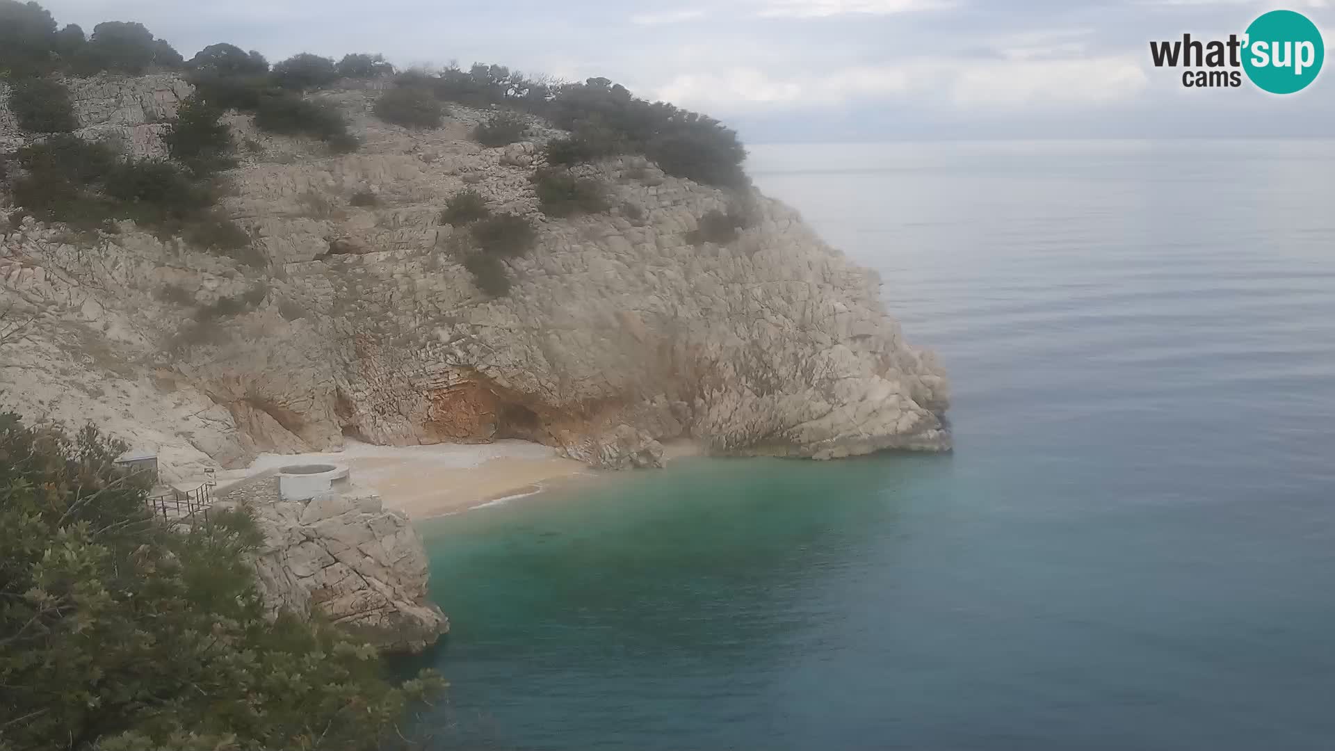 Webcam Brseč beach – Mošćenička Draga – Croatia