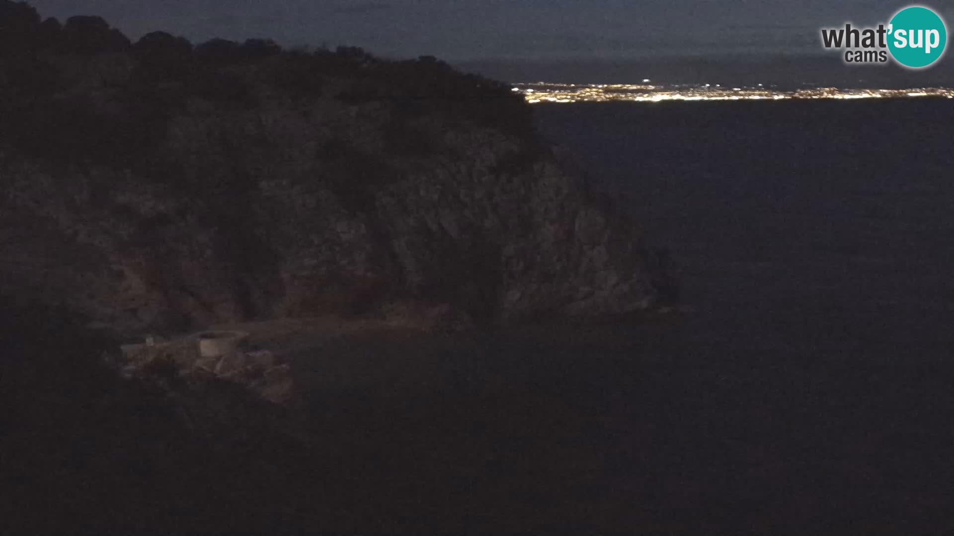 Webcam plage Brseč à Mošćenička Draga, Croatie