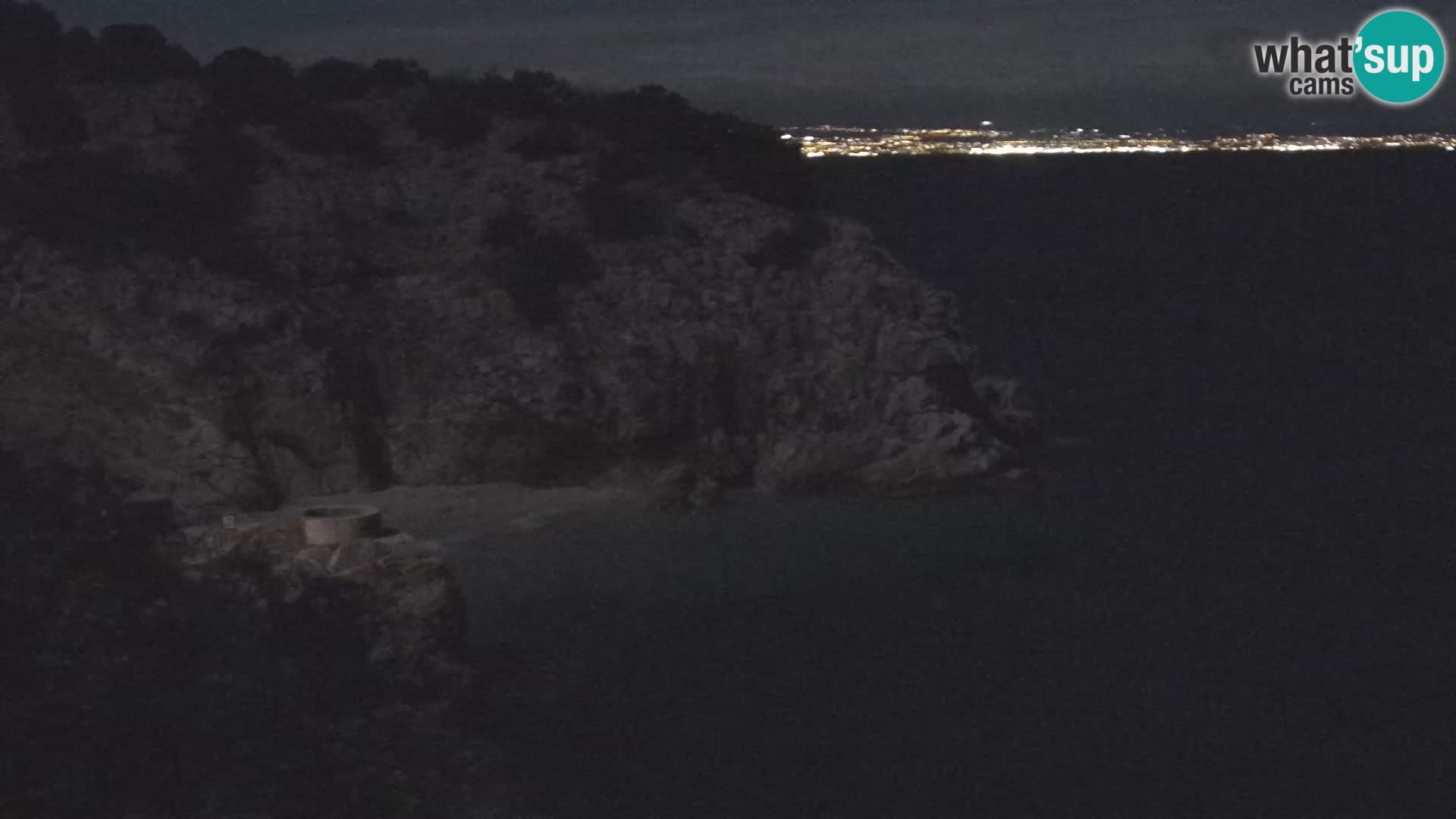 Webcam plage Brseč à Mošćenička Draga, Croatie