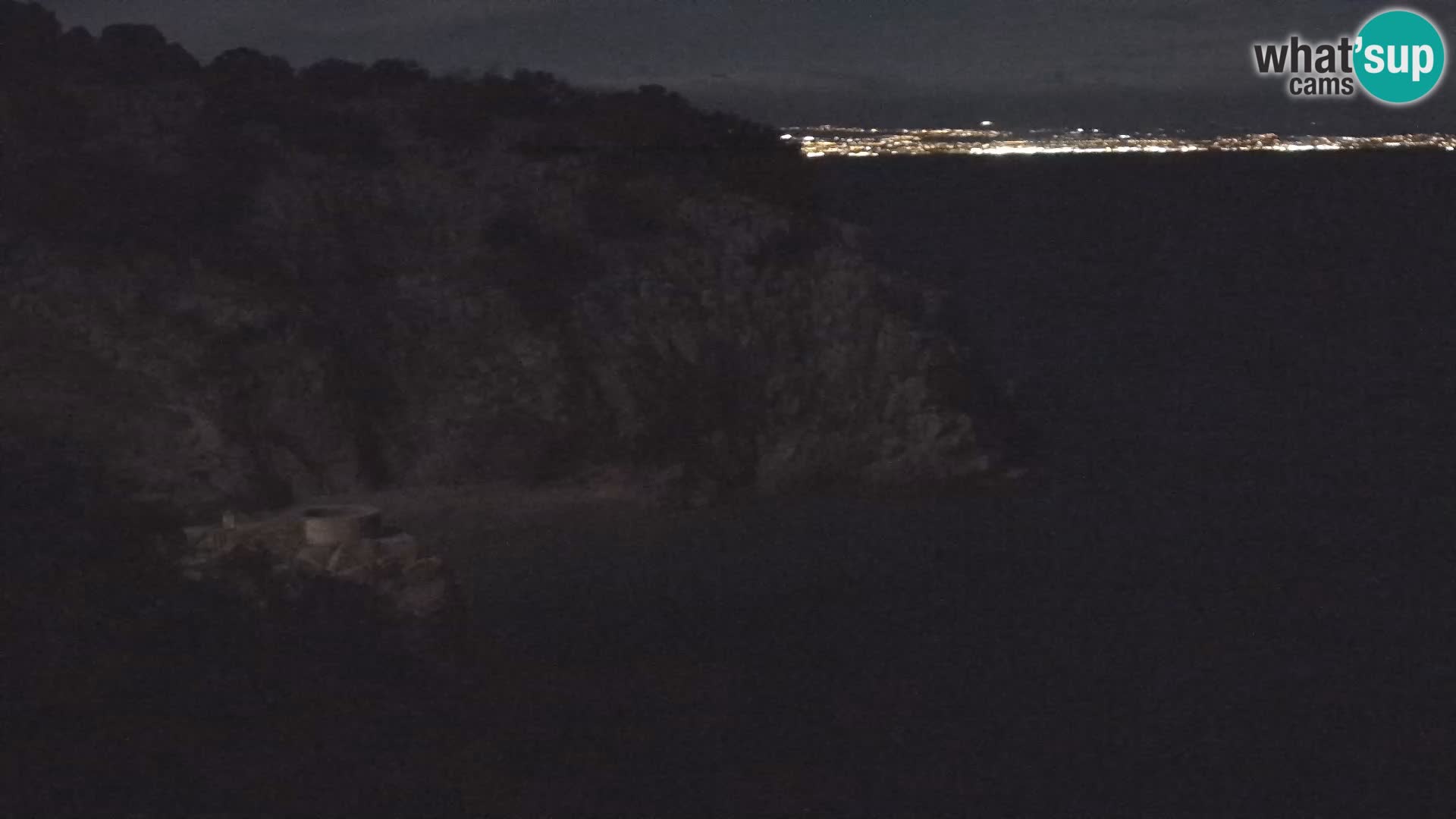 Cámara web de la playa de Brseč en Mošćenička Draga, Croacia