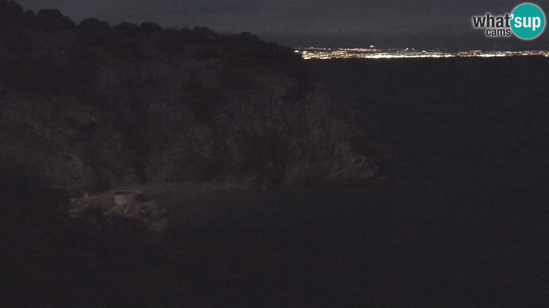 Webcam plage Brseč à Mošćenička Draga, Croatie