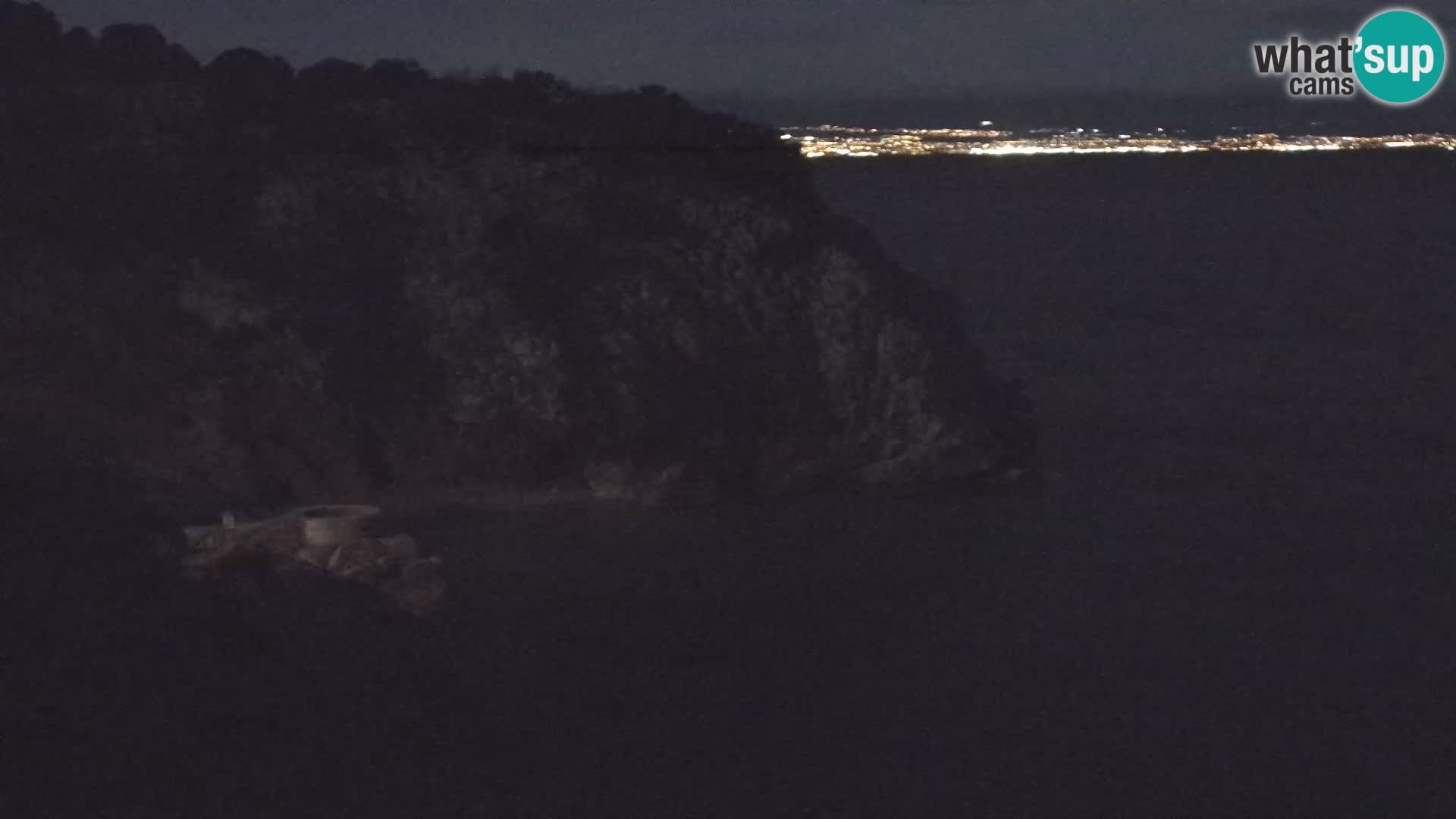 Webcam plage Brseč à Mošćenička Draga, Croatie