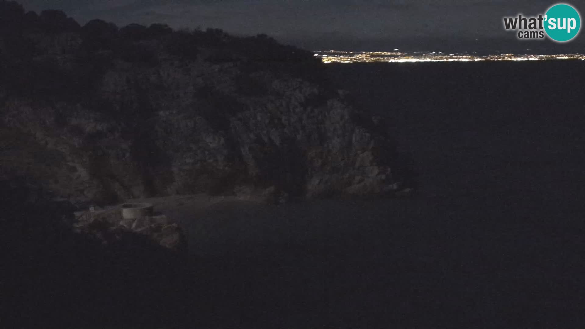 Webcam plage Brseč à Mošćenička Draga, Croatie