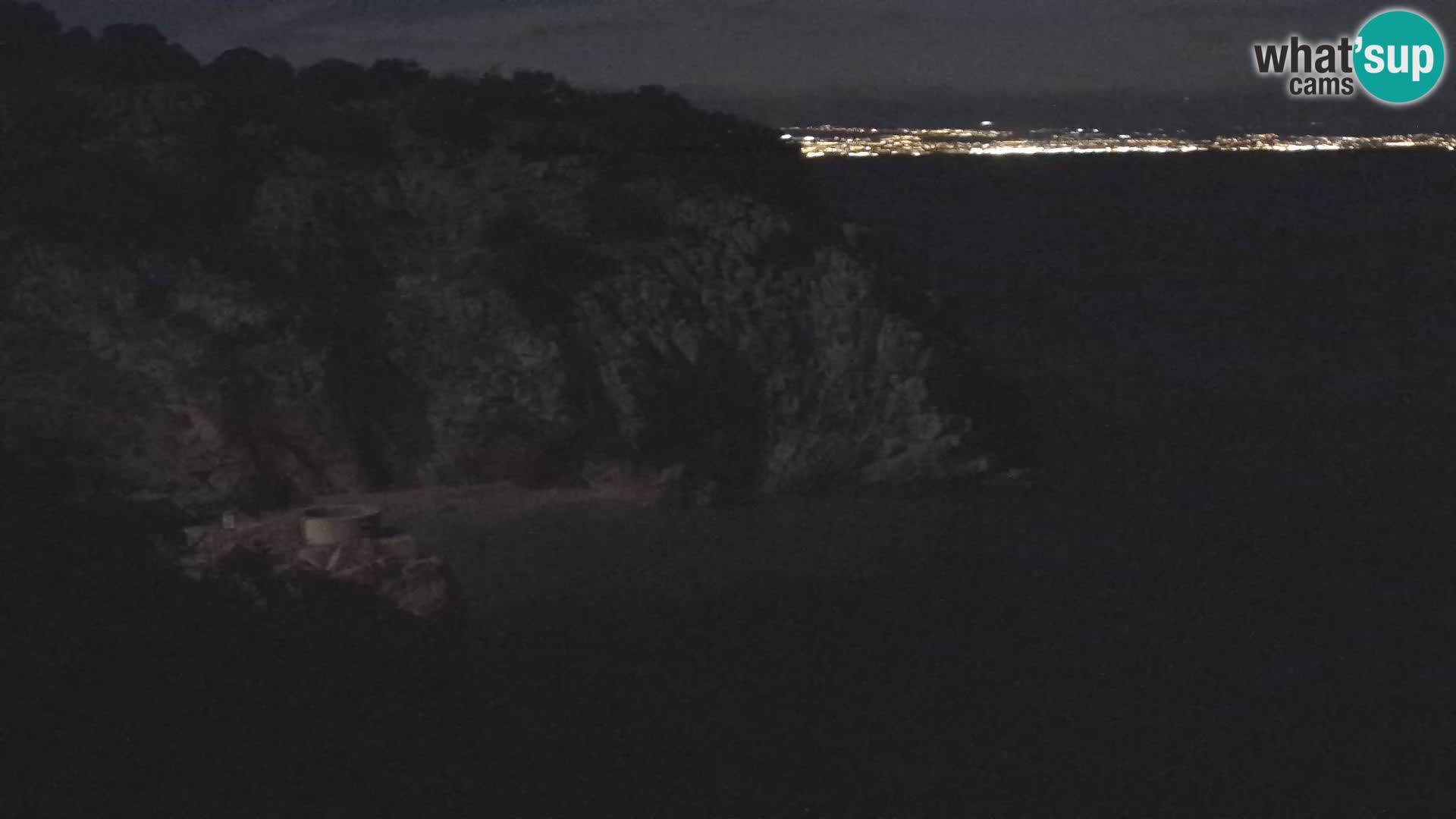 Webcam plage Brseč à Mošćenička Draga, Croatie