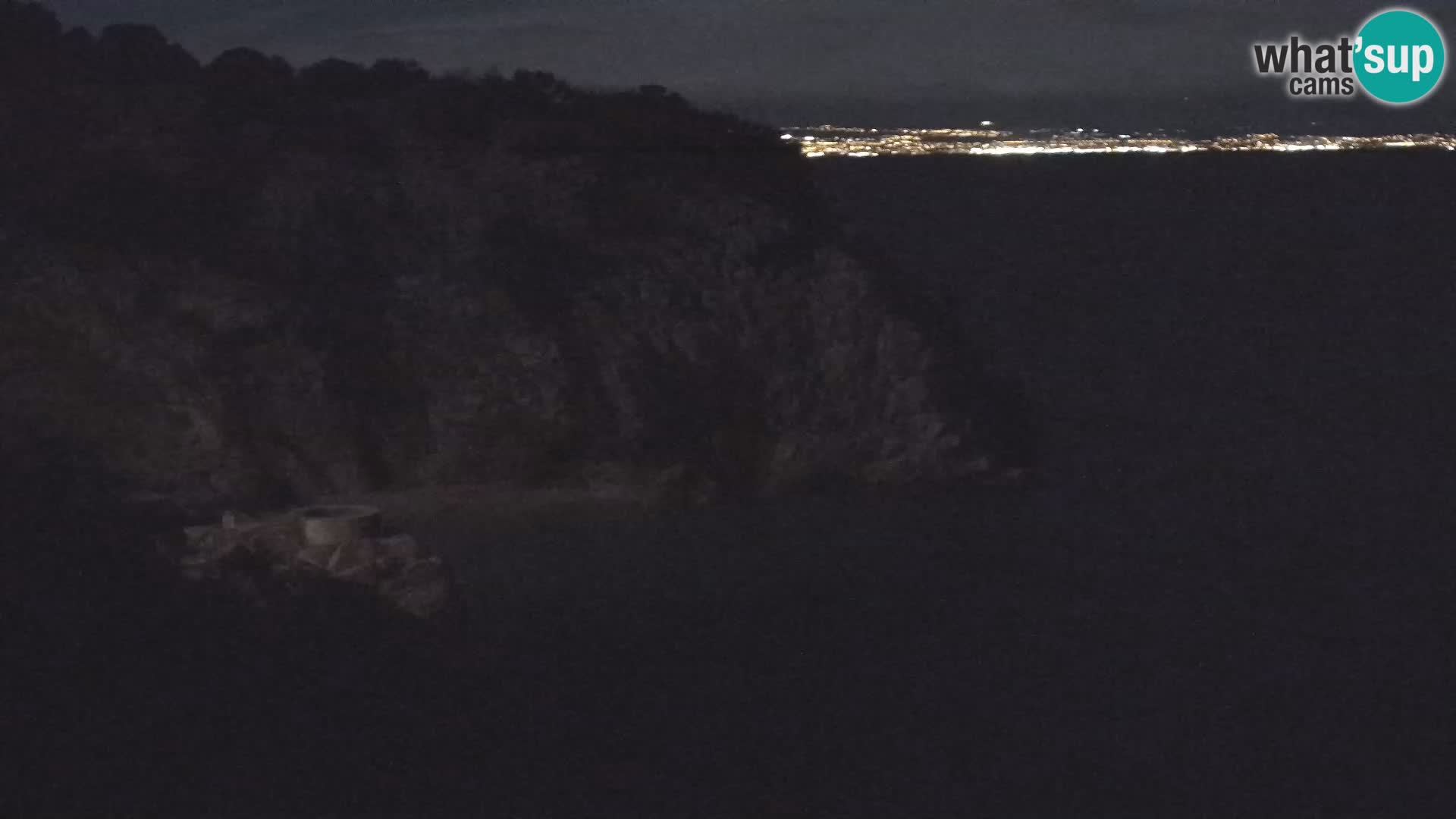 Webcam plage Brseč à Mošćenička Draga, Croatie