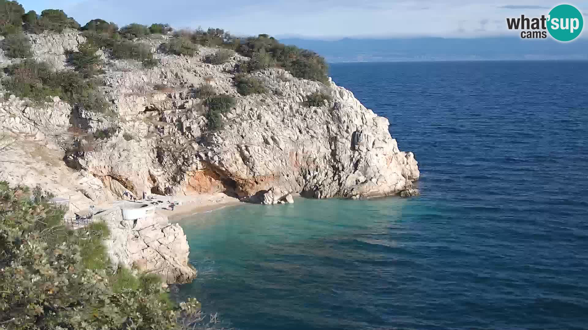 Webcam Brseč beach – Mošćenička Draga – Croatia