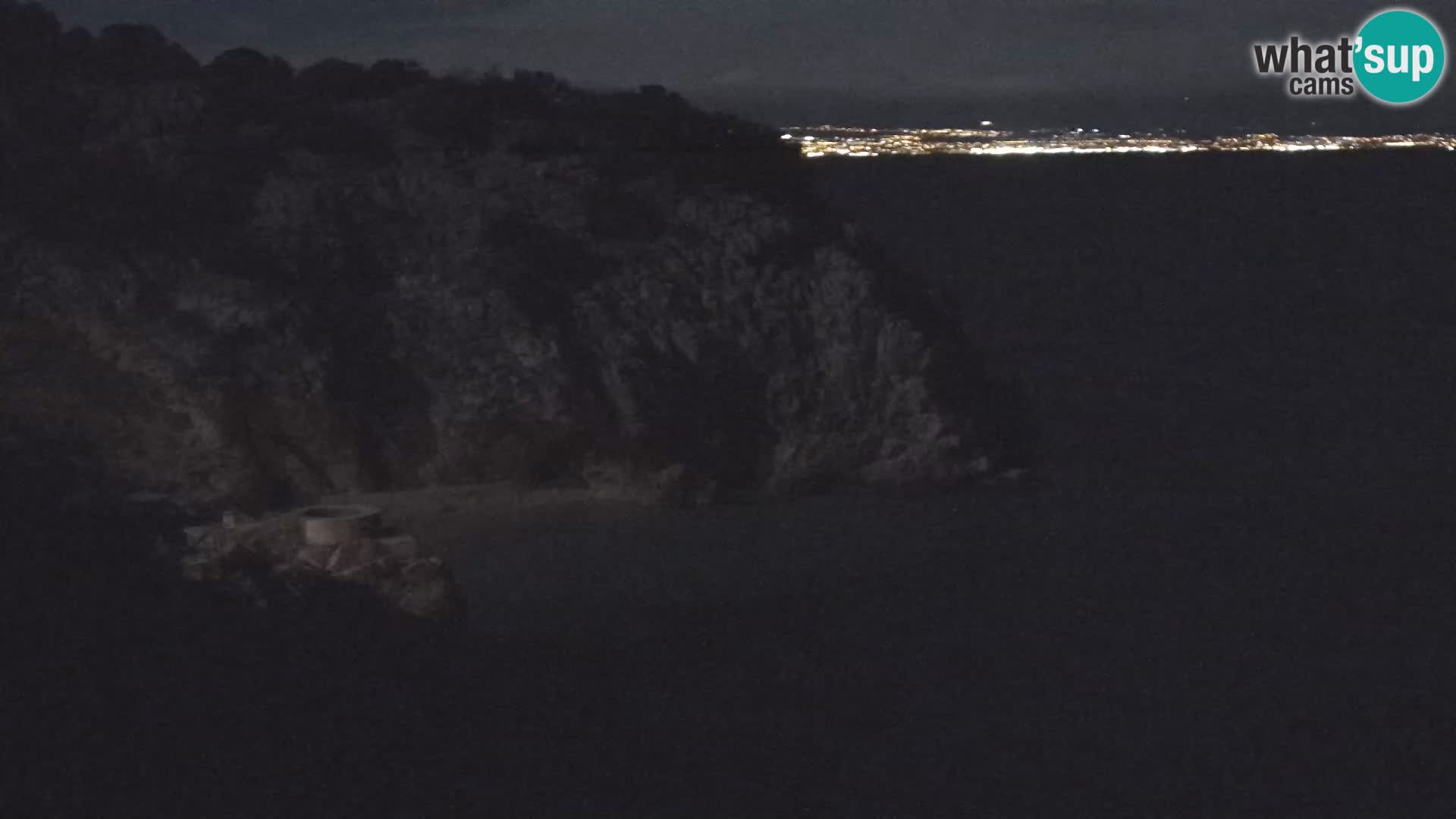 Webcam plage Brseč à Mošćenička Draga, Croatie