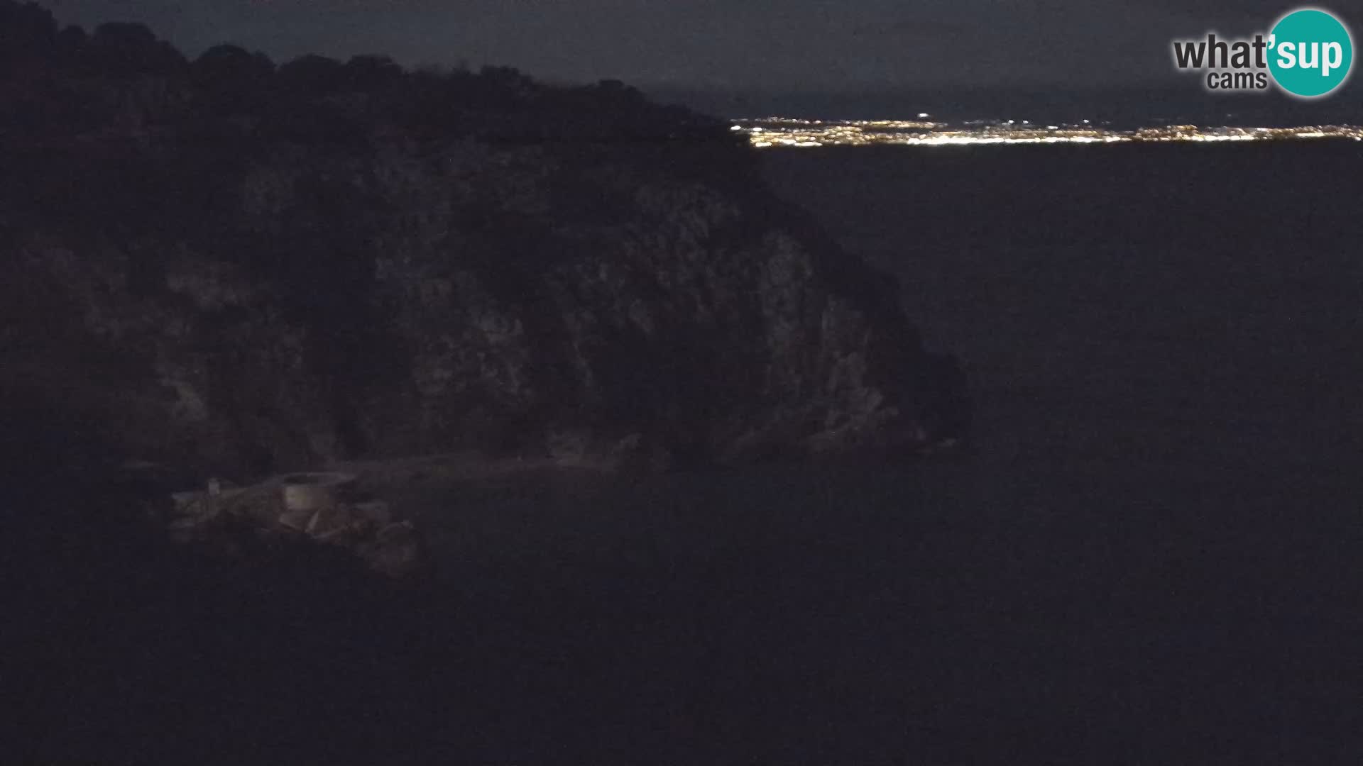 Webcam plage Brseč à Mošćenička Draga, Croatie