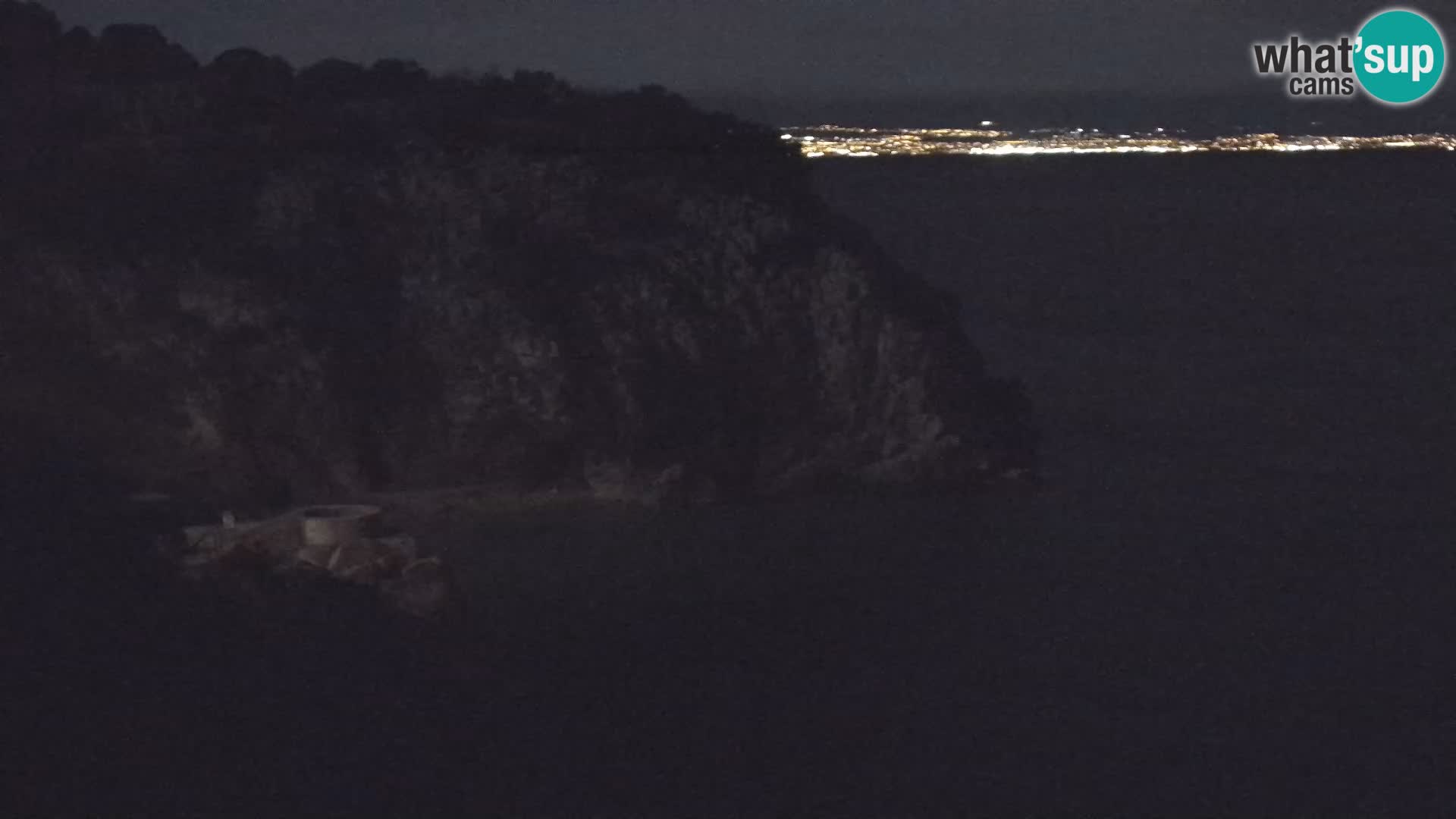 Webcam plage Brseč à Mošćenička Draga, Croatie