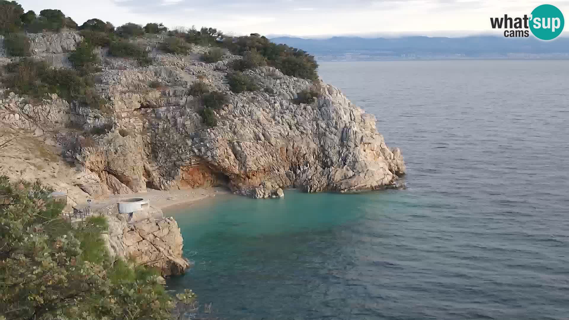 Web kamera plaže Brseč – Mošćenička Draga – Hrvatska