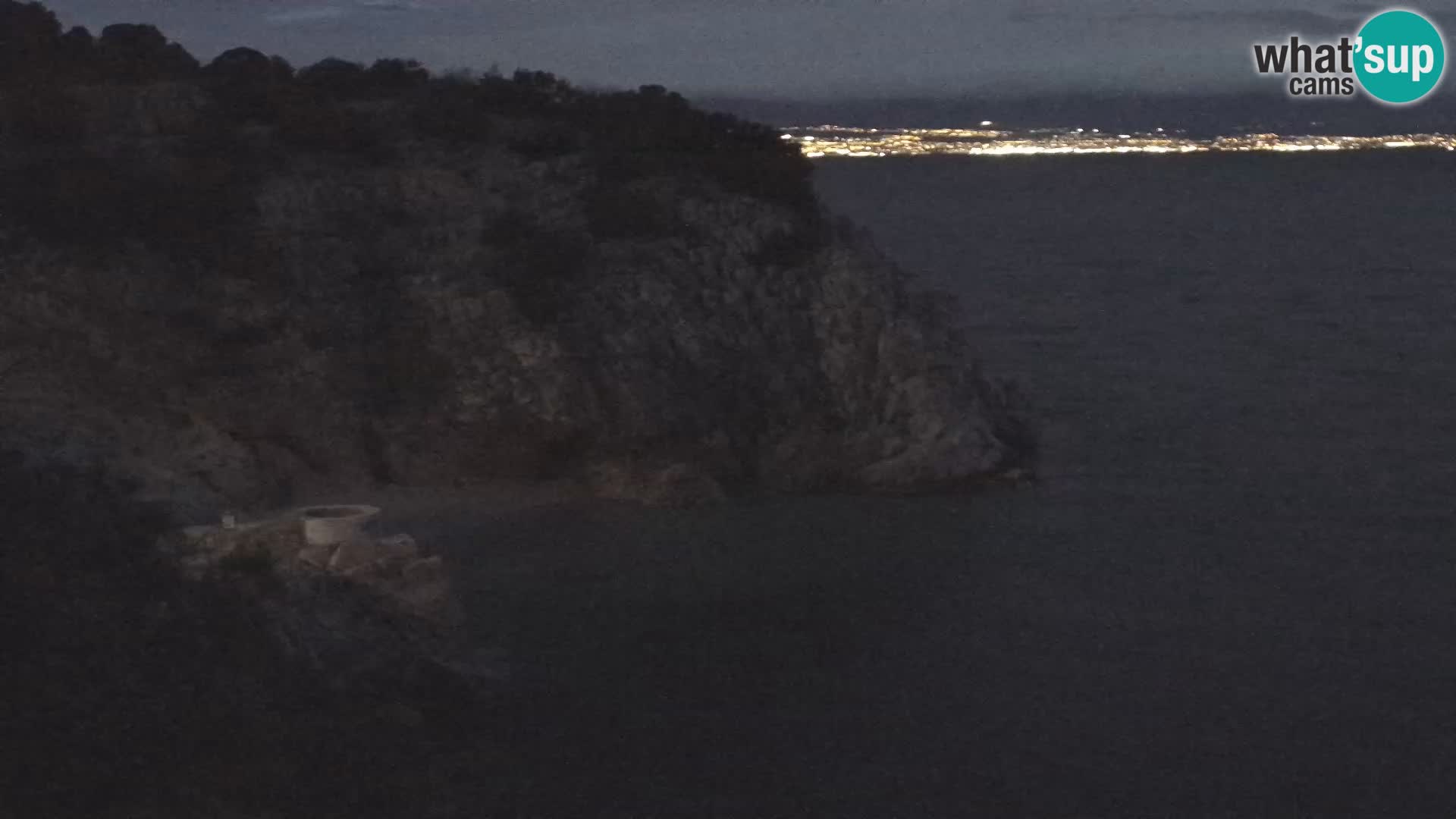 Cámara web de la playa de Brseč en Mošćenička Draga, Croacia