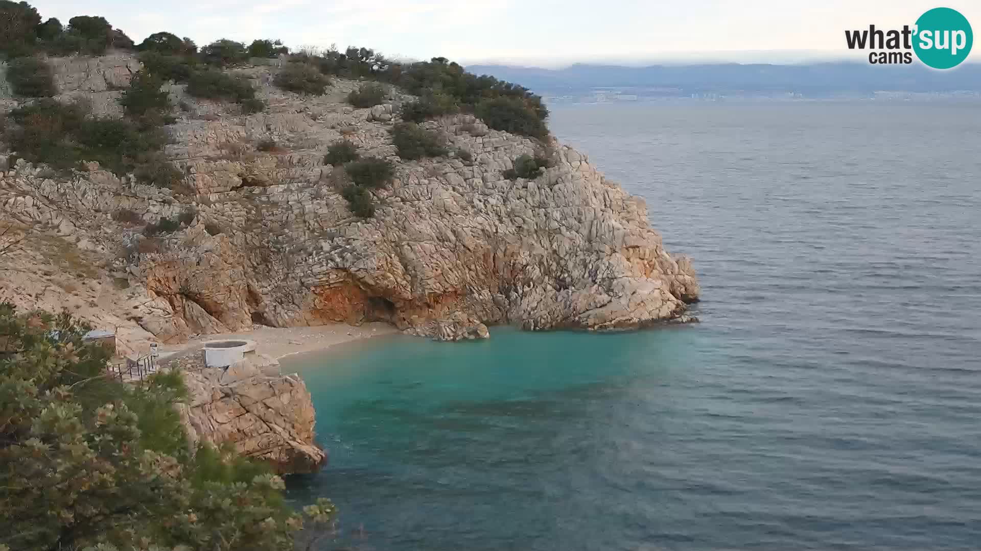Webcam Brseč beach – Mošćenička Draga – Croatia