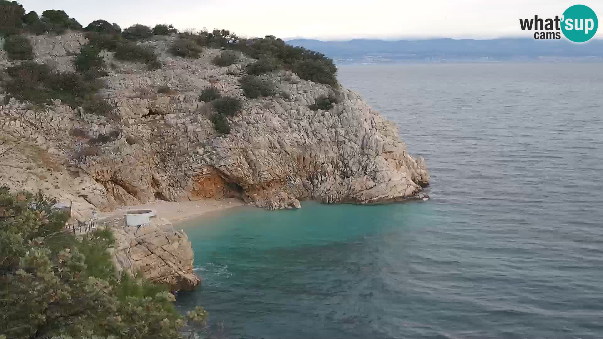 Webcam Bersezio spiaggia – Draga di Moschiena – Croazia