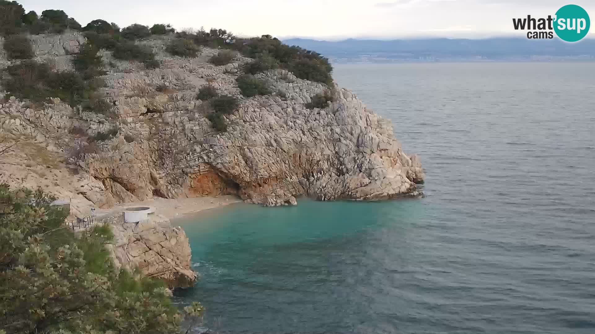 Web kamera plaže Brseč – Mošćenička Draga – Hrvatska