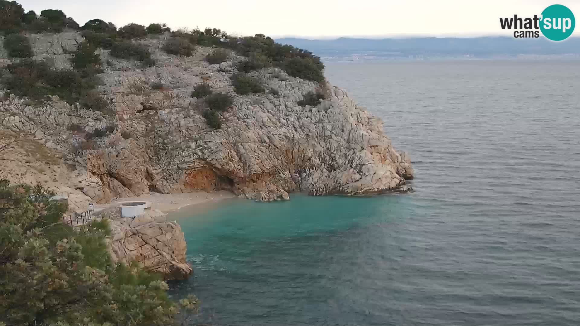 Web kamera plaže Brseč – Mošćenička Draga – Hrvatska