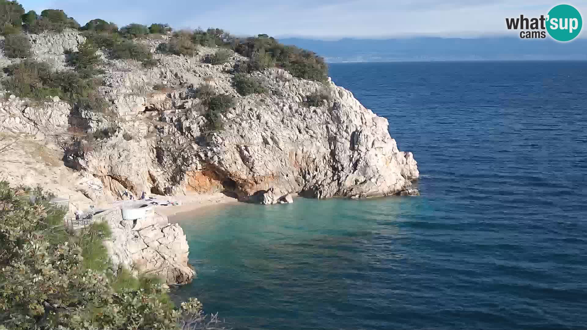 Webcam Bersezio spiaggia – Draga di Moschiena – Croazia