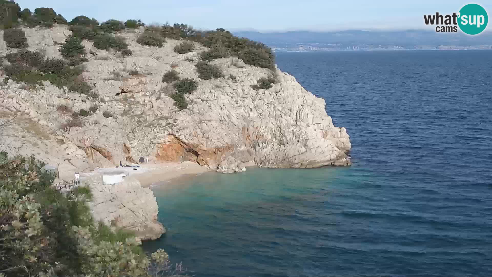 Webcam Brseč beach – Mošćenička Draga – Croatia