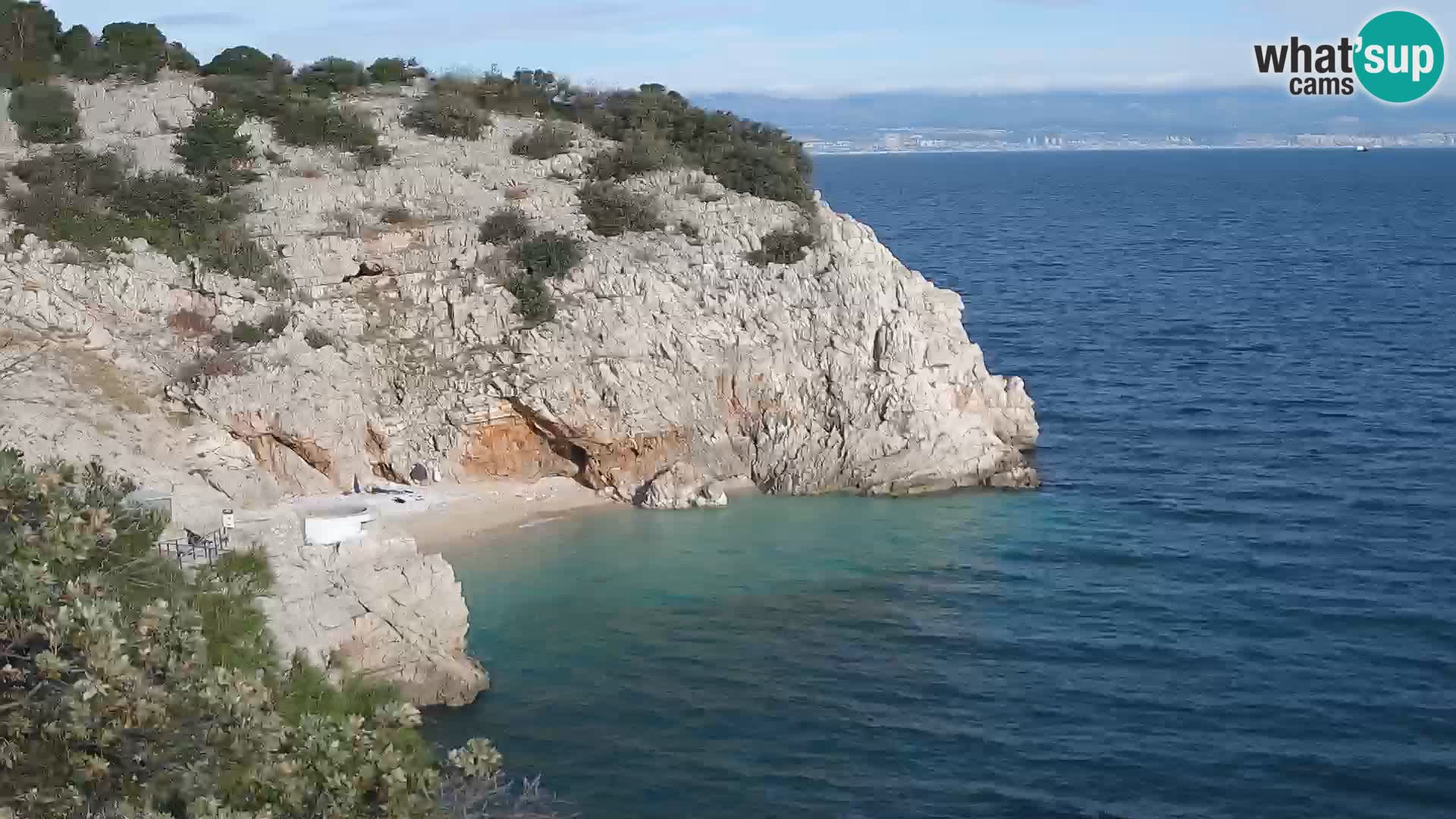 Webcam Bersezio spiaggia – Draga di Moschiena – Croazia