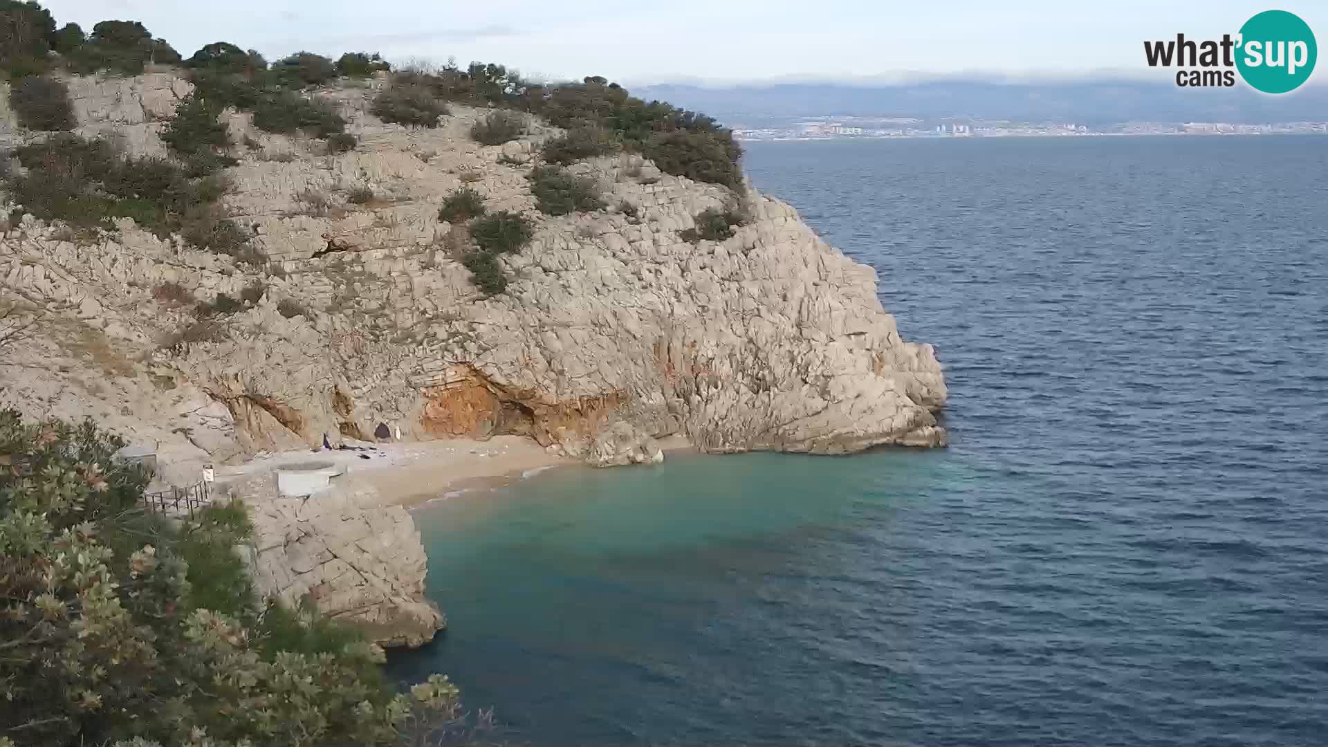 Web kamera plaže Brseč – Mošćenička Draga – Hrvatska