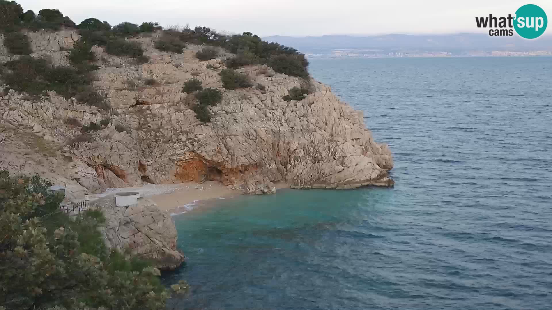 Webcam Bersezio spiaggia – Draga di Moschiena – Croazia