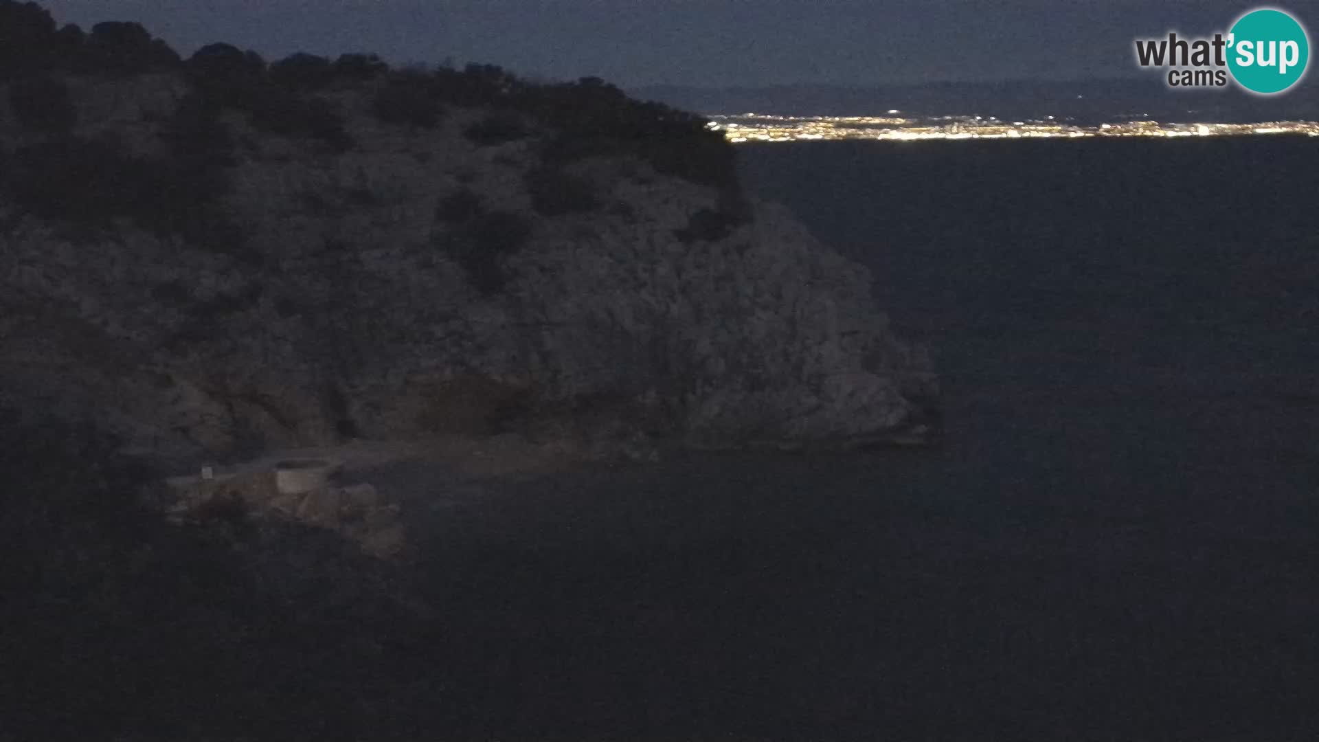 Cámara web de la playa de Brseč en Mošćenička Draga, Croacia