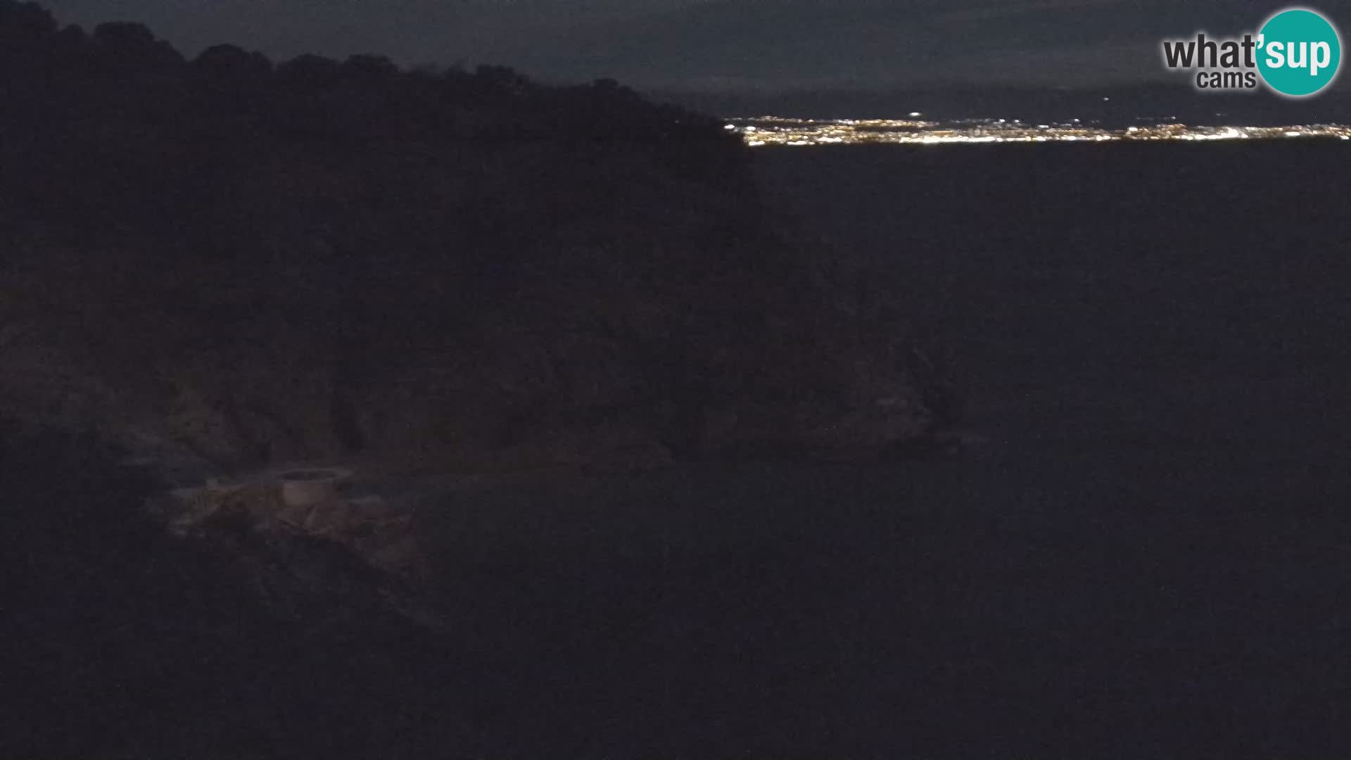 Webcam plage Brseč à Mošćenička Draga, Croatie