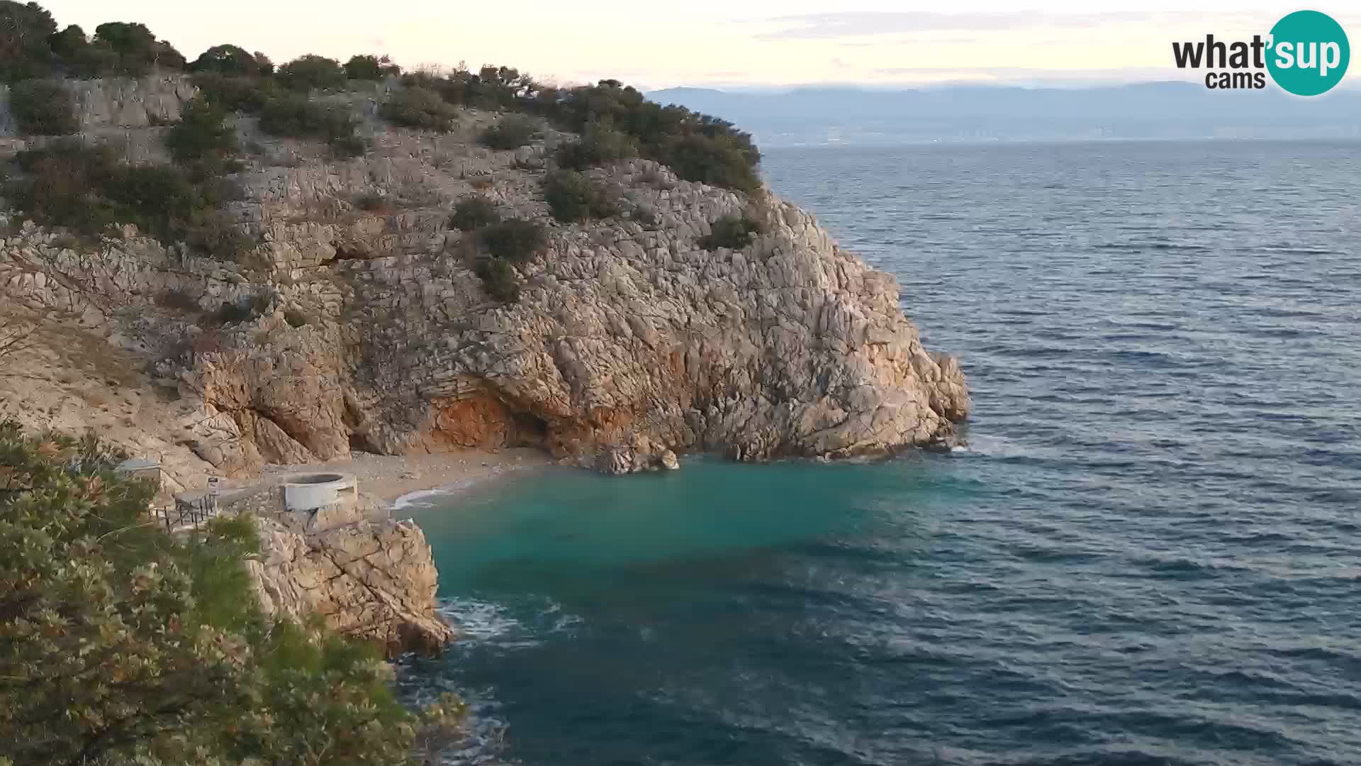 Webcam Bersezio spiaggia – Draga di Moschiena – Croazia