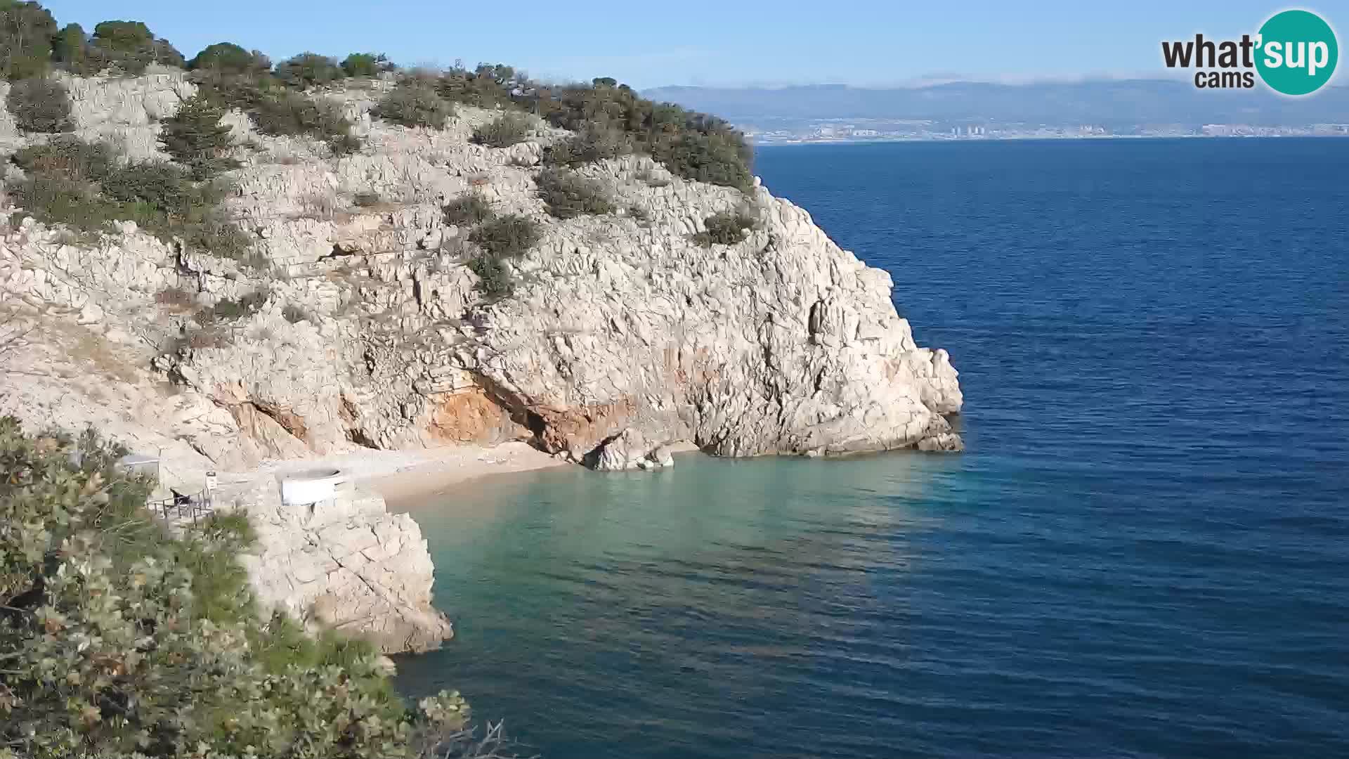 Web kamera plaže Brseč – Mošćenička Draga – Hrvatska