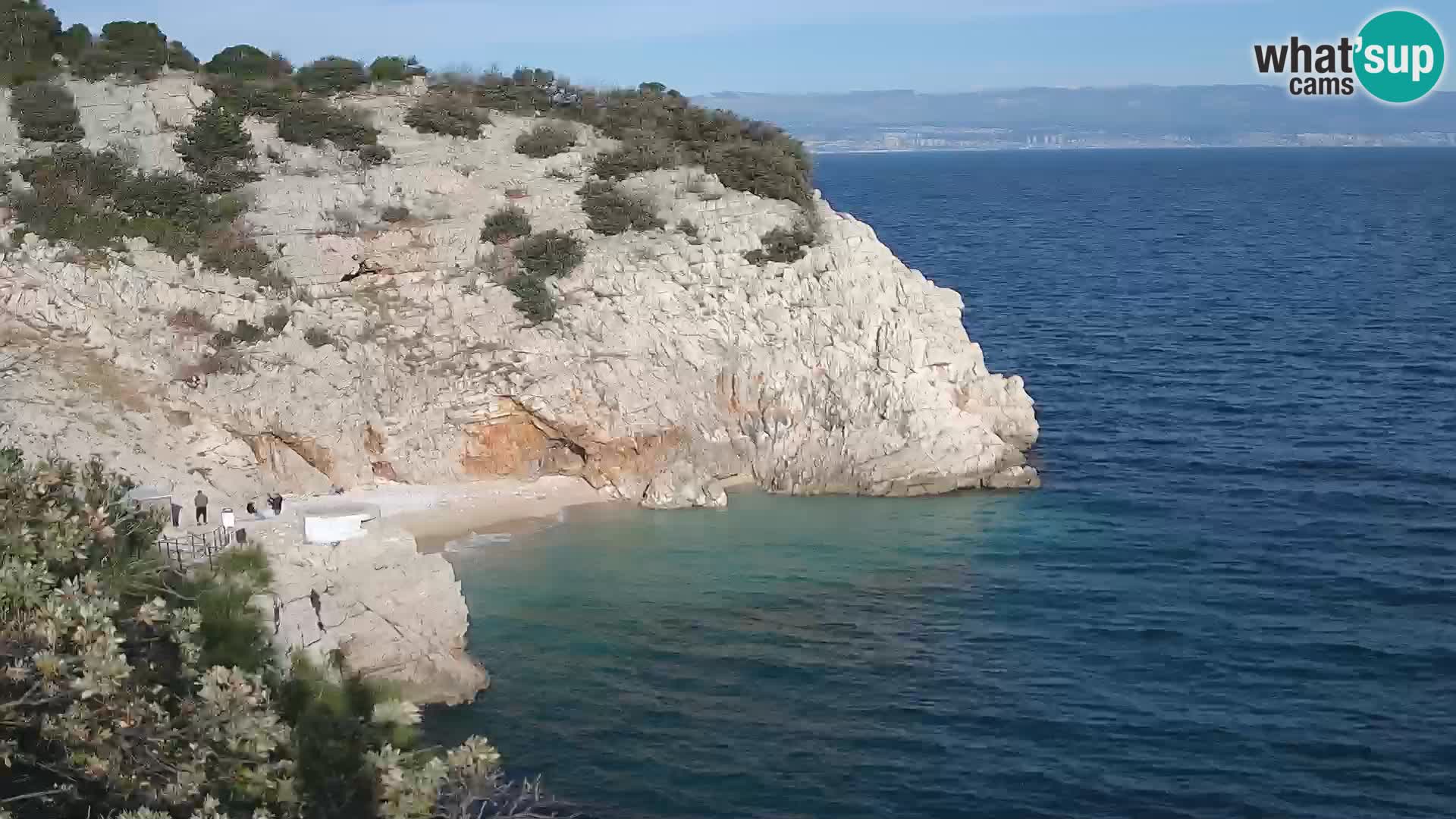 Webcam Bersezio spiaggia – Draga di Moschiena – Croazia