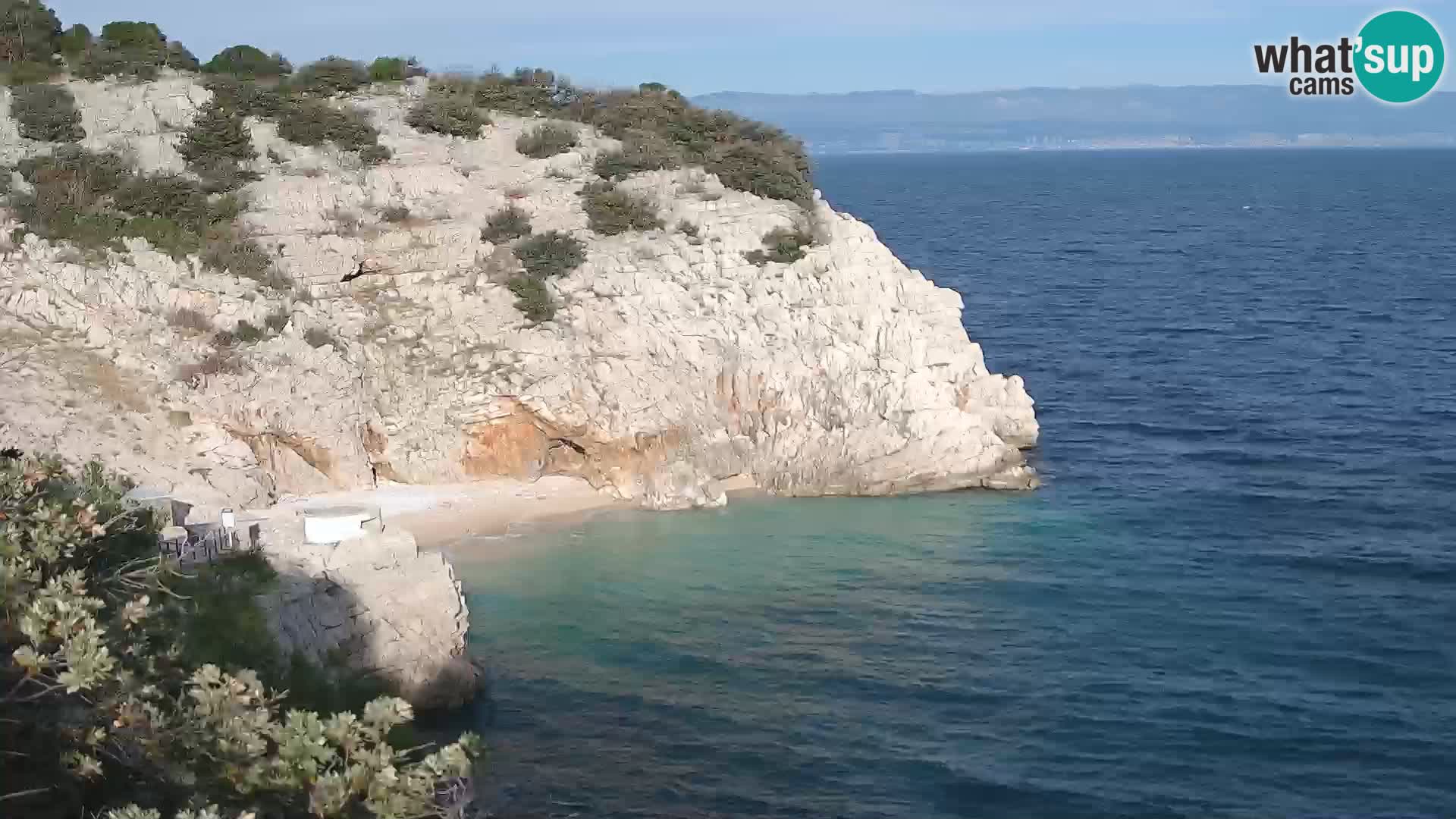 Webcam Bersezio spiaggia – Draga di Moschiena – Croazia