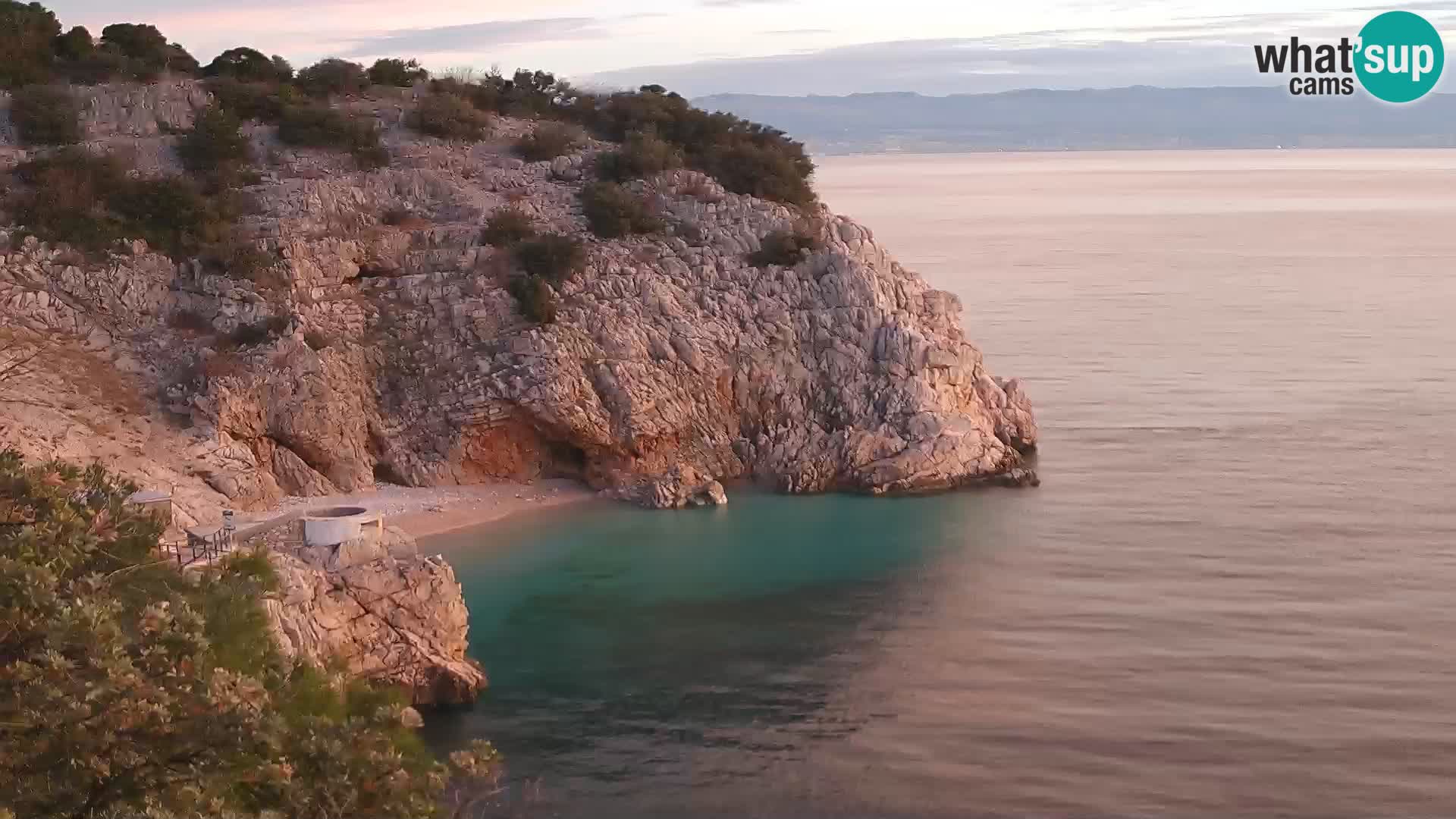 Webcam Brseč Strand – Mošćenička Draga – Kroatien