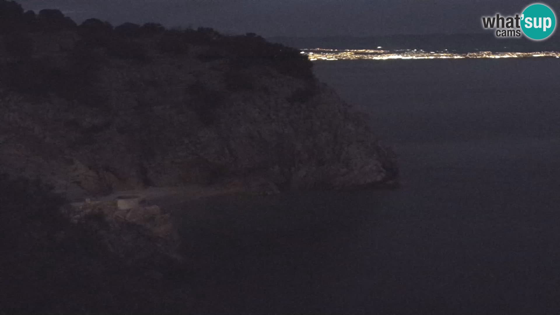 Webcam plage Brseč à Mošćenička Draga, Croatie