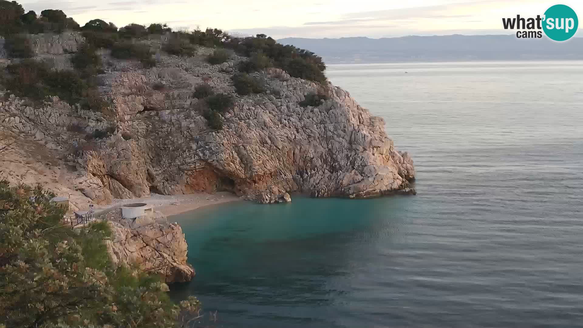 Web kamera plaže Brseč – Mošćenička Draga – Hrvatska