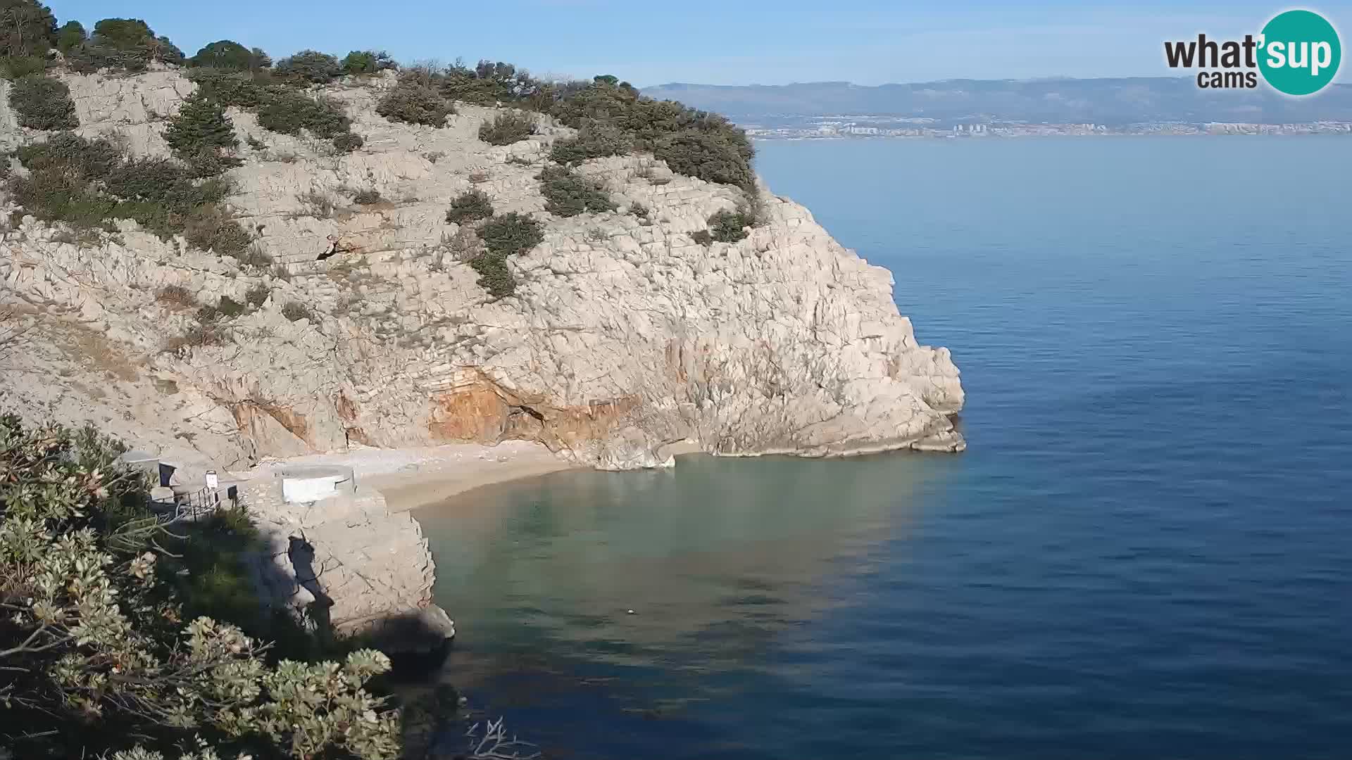 Webcam Brseč beach – Mošćenička Draga – Croatia