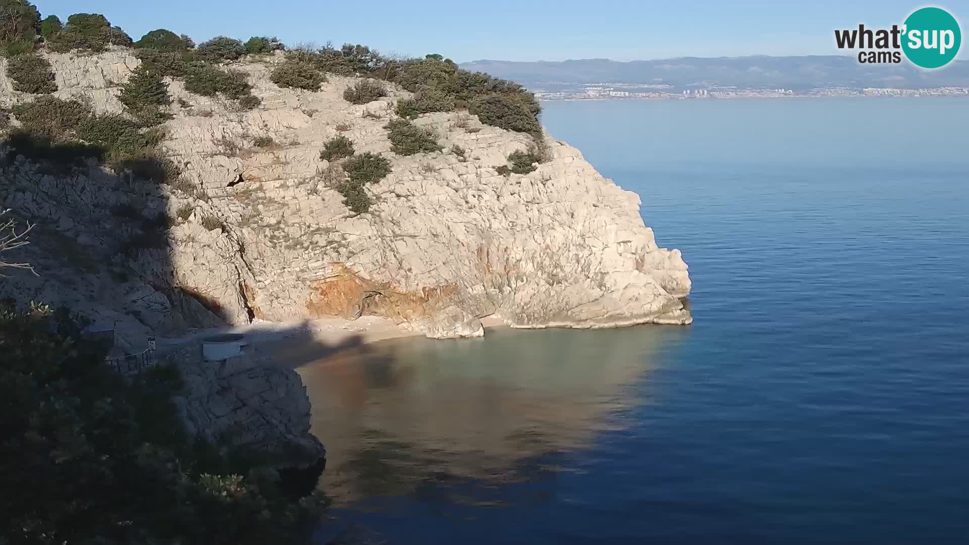 Webcam Brseč beach – Mošćenička Draga – Croatia