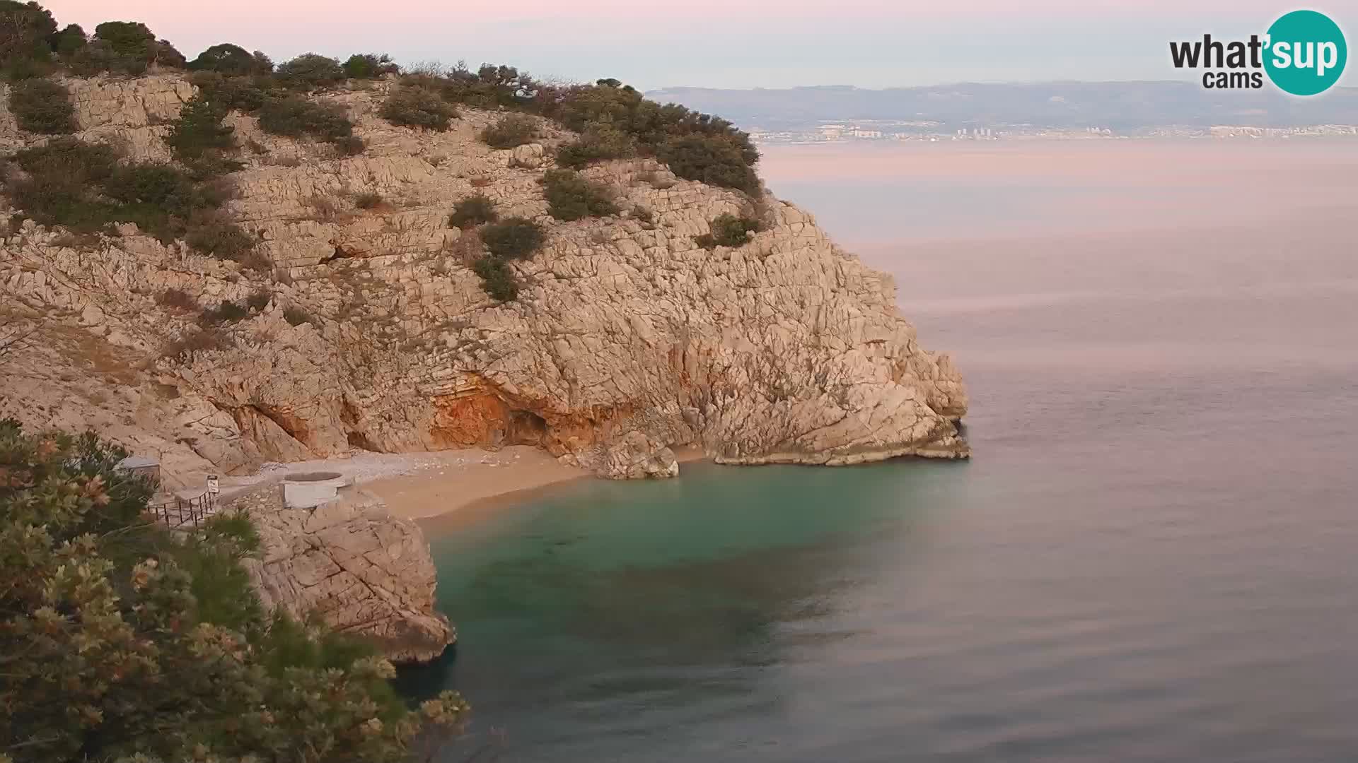 Web kamera plaže Brseč – Mošćenička Draga – Hrvatska