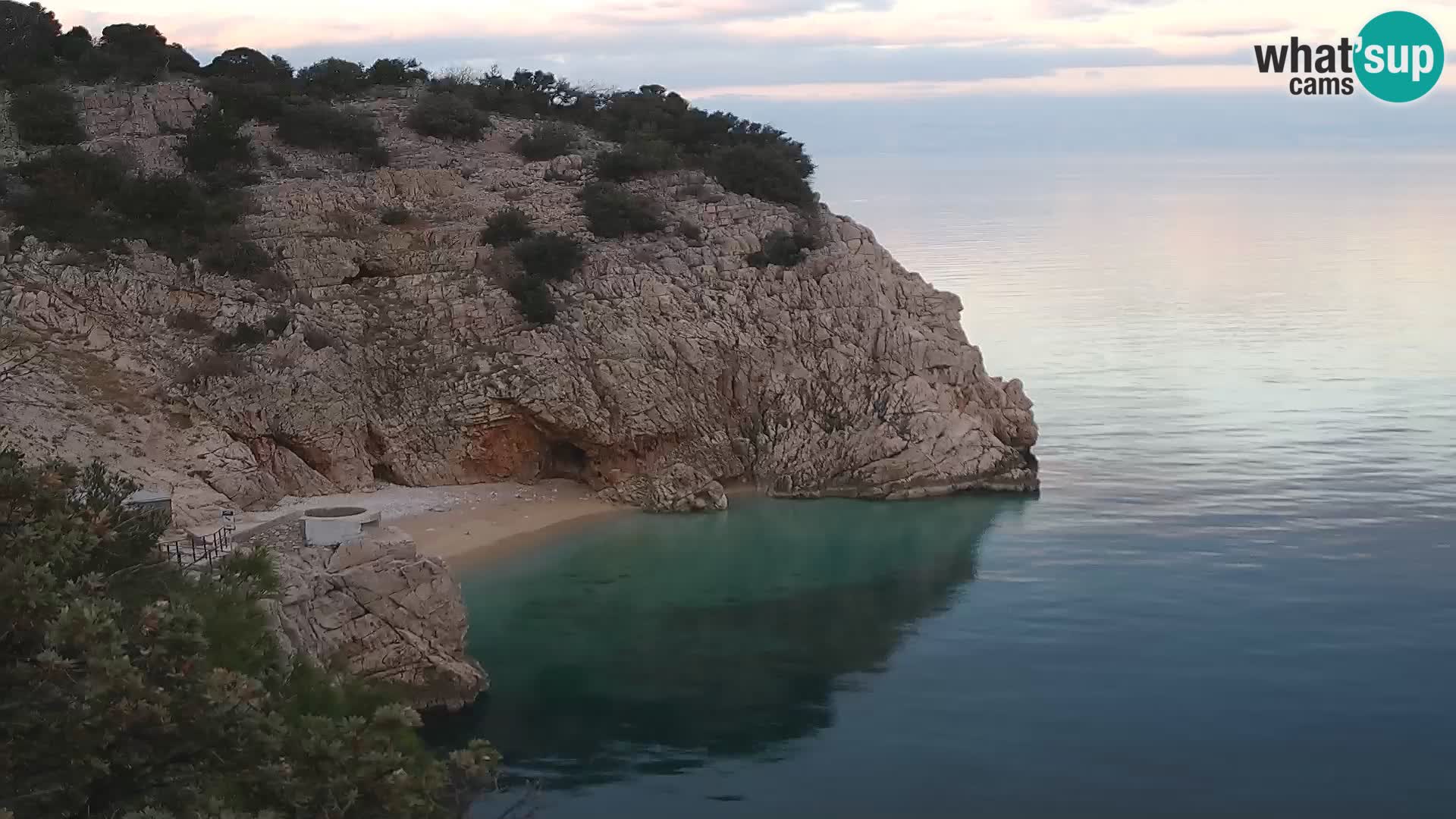 Webcam Brseč beach – Mošćenička Draga – Croatia