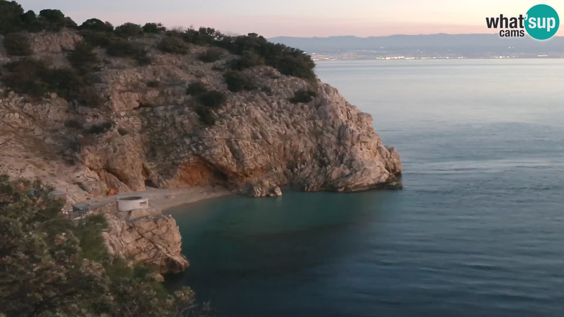 Webcam Brseč Strand – Mošćenička Draga – Kroatien