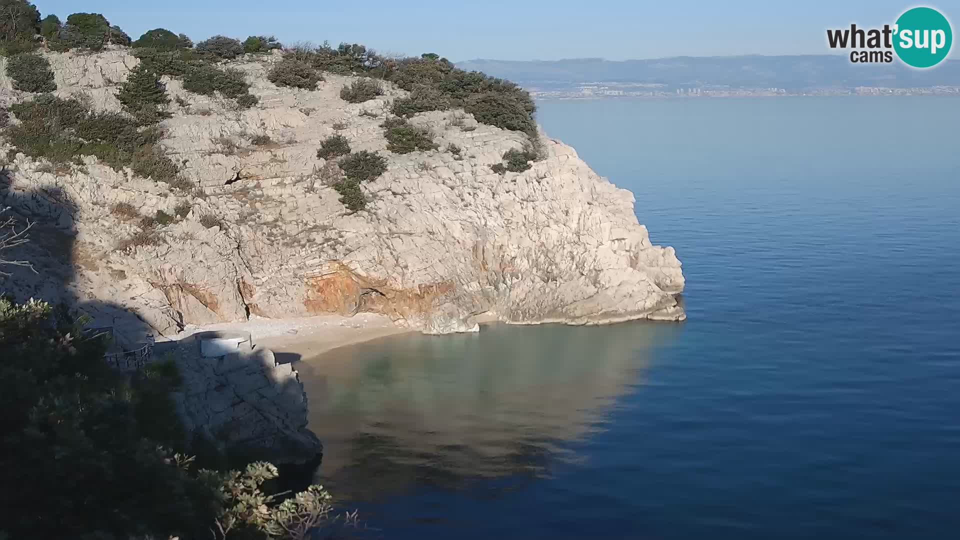 Webcam Brseč Strand – Mošćenička Draga – Kroatien