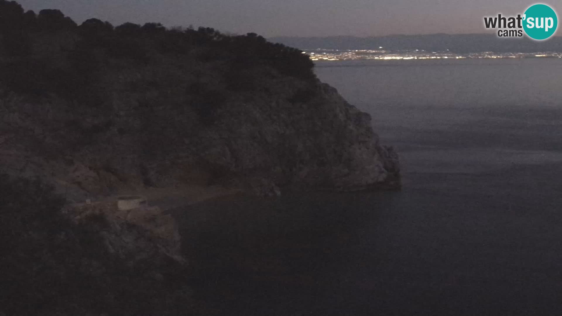 Cámara web de la playa de Brseč en Mošćenička Draga, Croacia