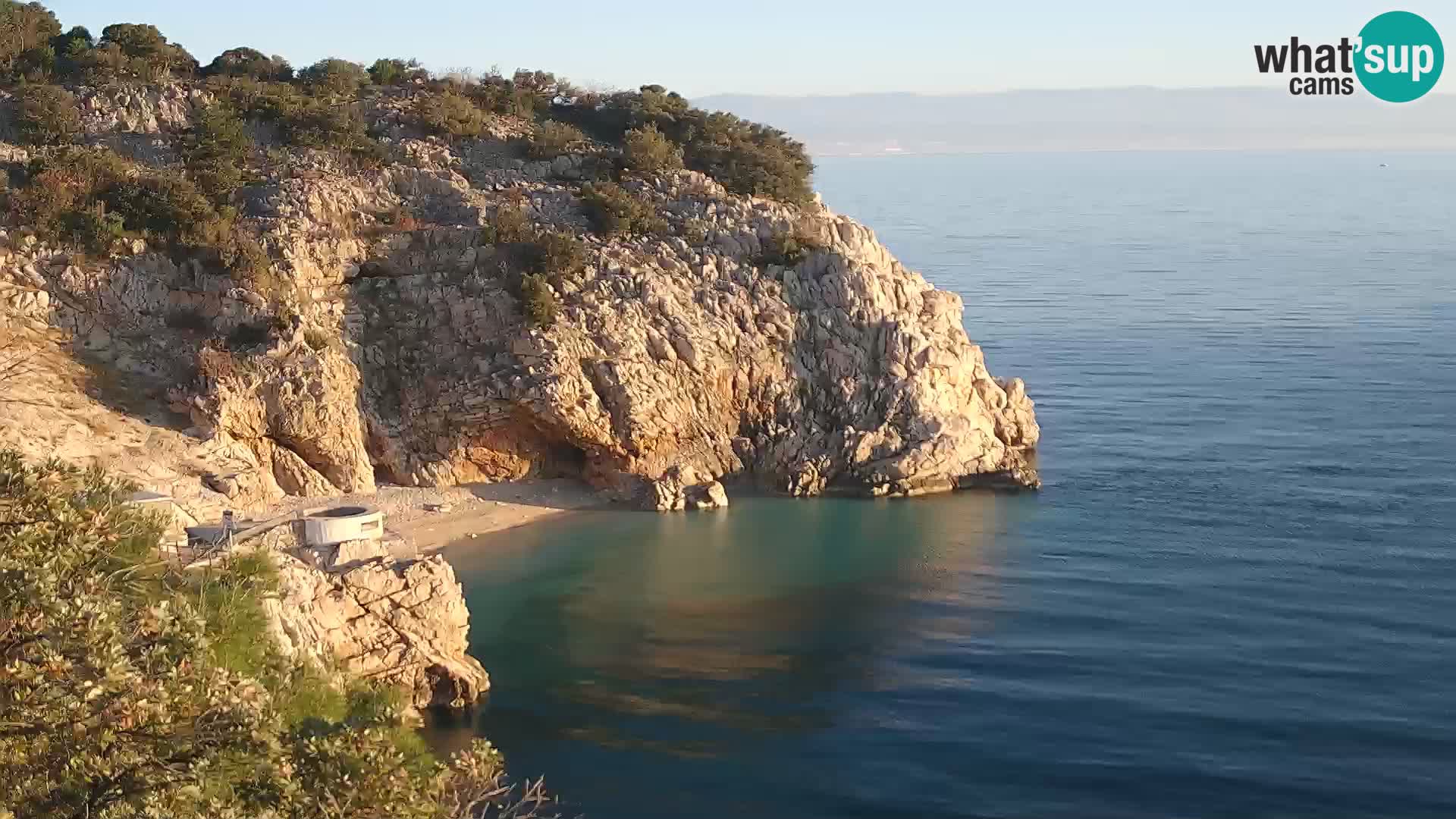 Webcam Brseč beach – Mošćenička Draga – Croatia
