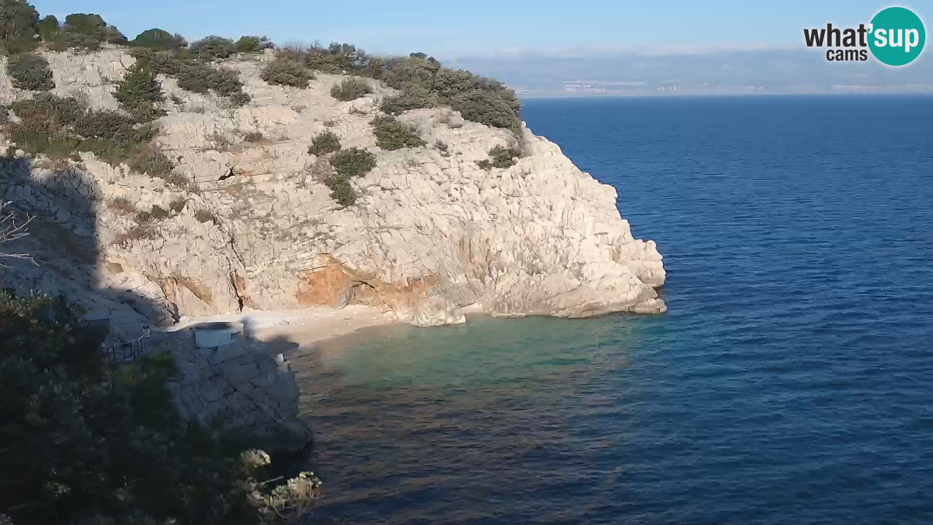 Webcam Bersezio spiaggia – Draga di Moschiena – Croazia