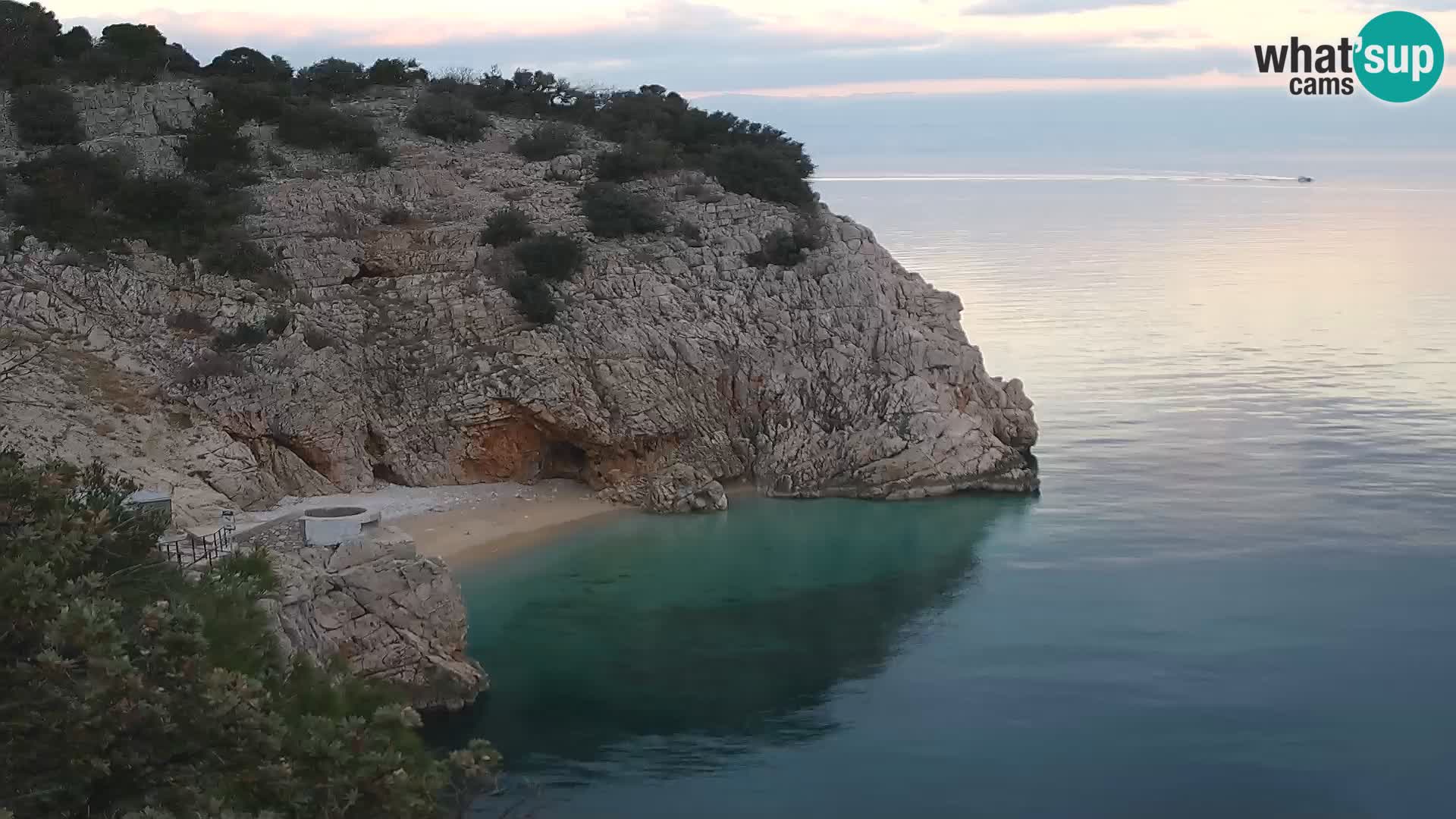 Webcam Brseč beach – Mošćenička Draga – Croatia